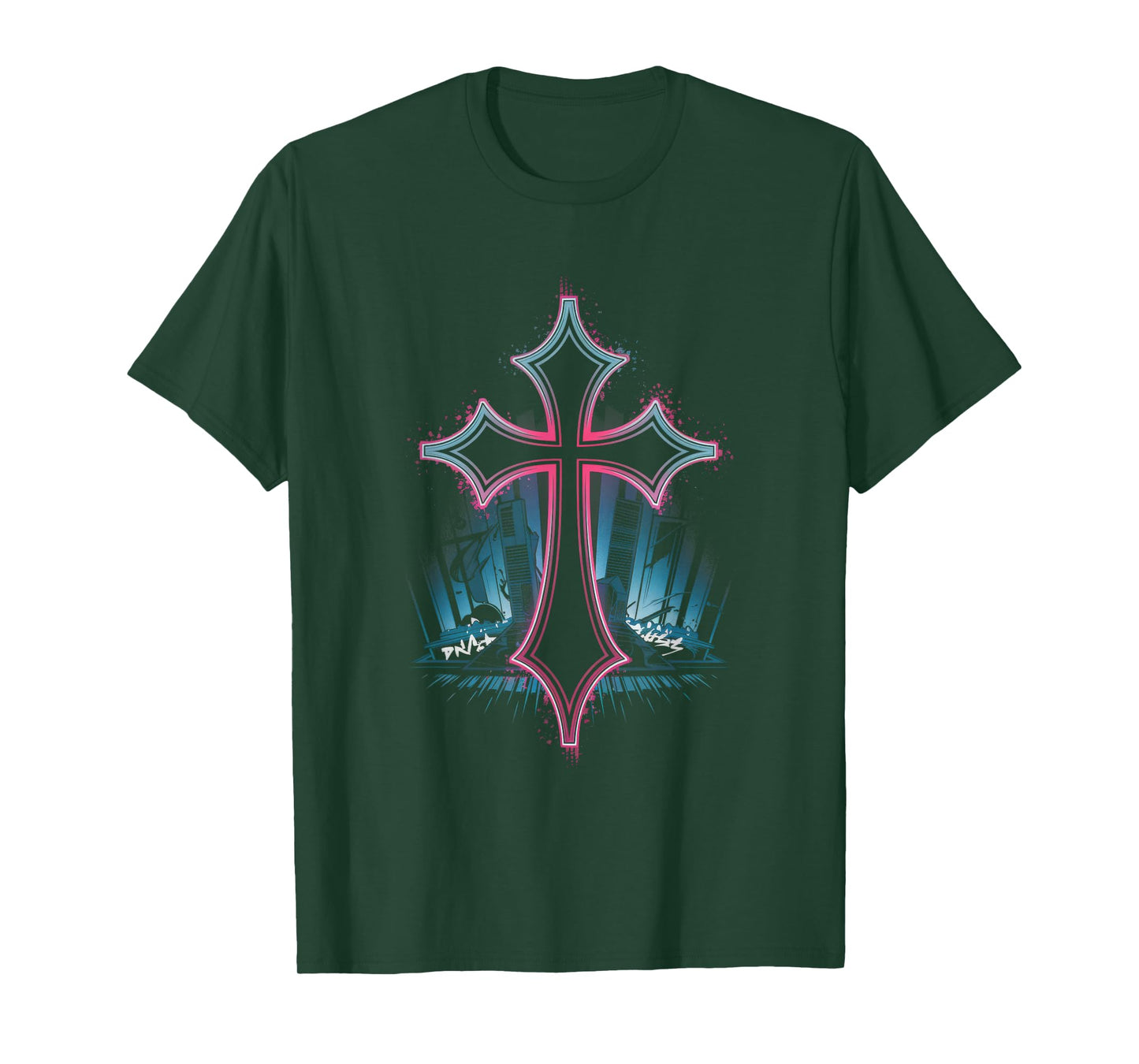 Religion Cross Gothic Goth T-Shirt