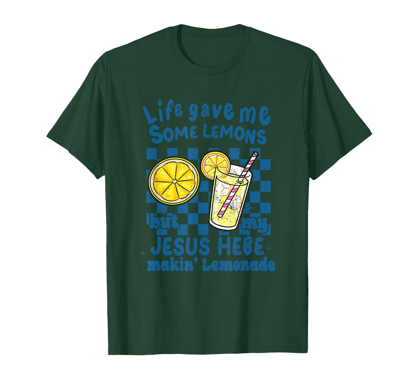 Life Lemons Jesus Making Lemonade Christian Faith T-Shirt