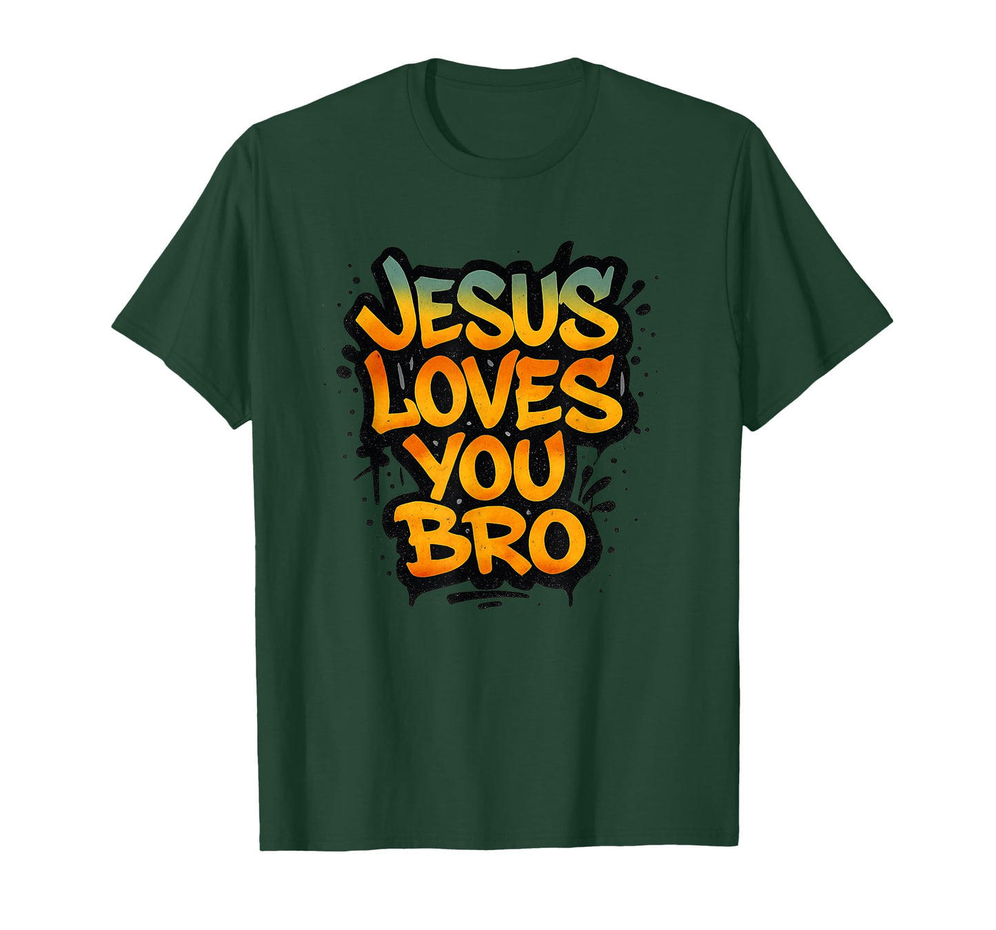 Jesus Loves You Bro Religious Christian T-Shirt