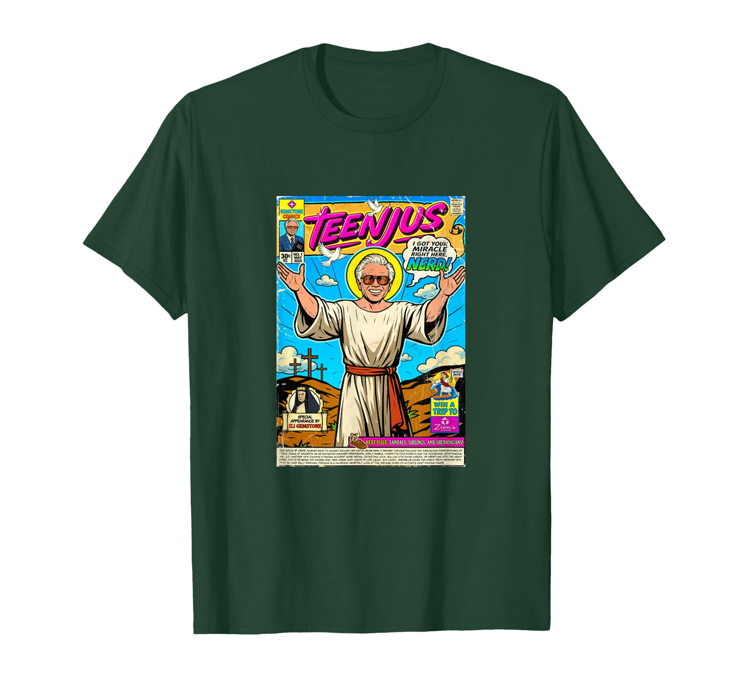 Teenjus Funny Jesus Meme Christ Faith Second Coming T-Shirt