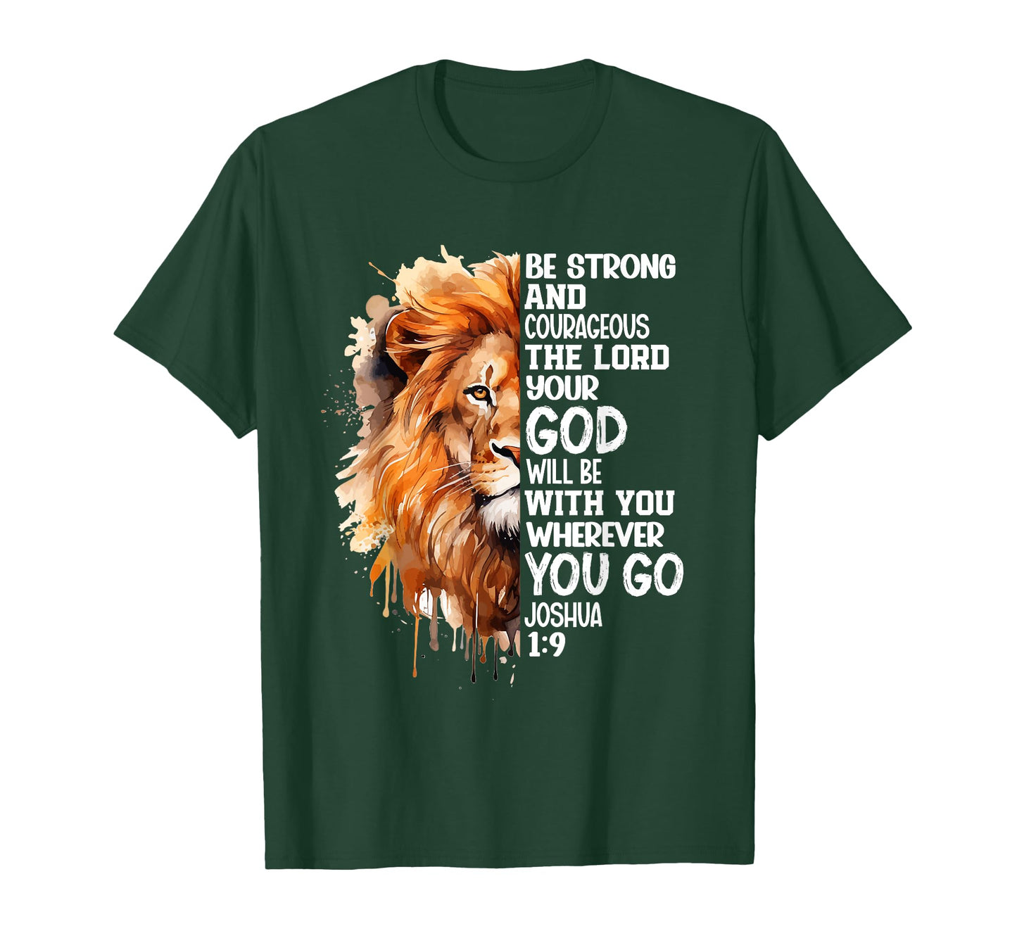 Christian Bible Verse Lion Of Judah Jesus God T-Shirt