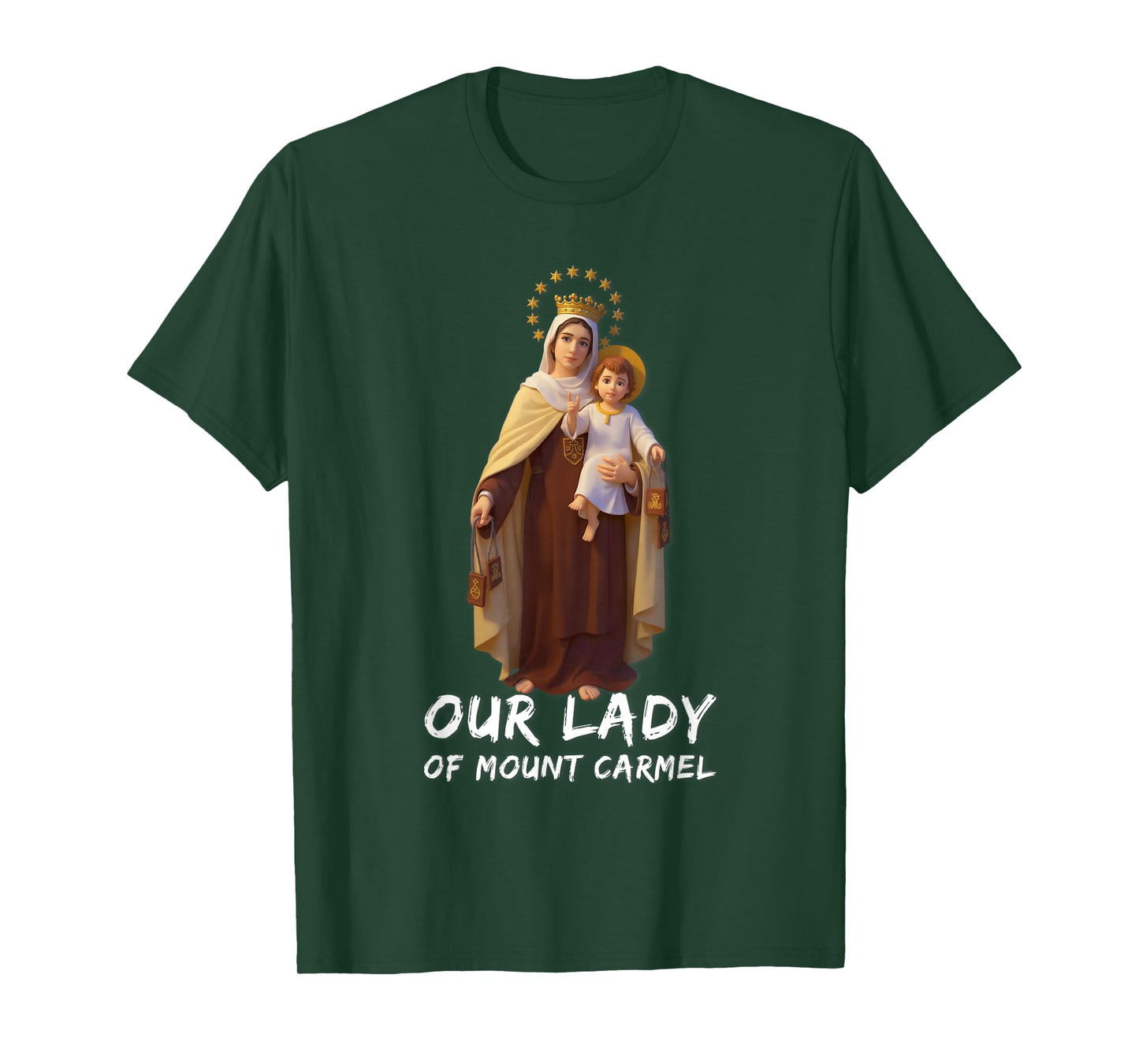 Our Lady of Mount Carmel Marian Catholic T-Shirt