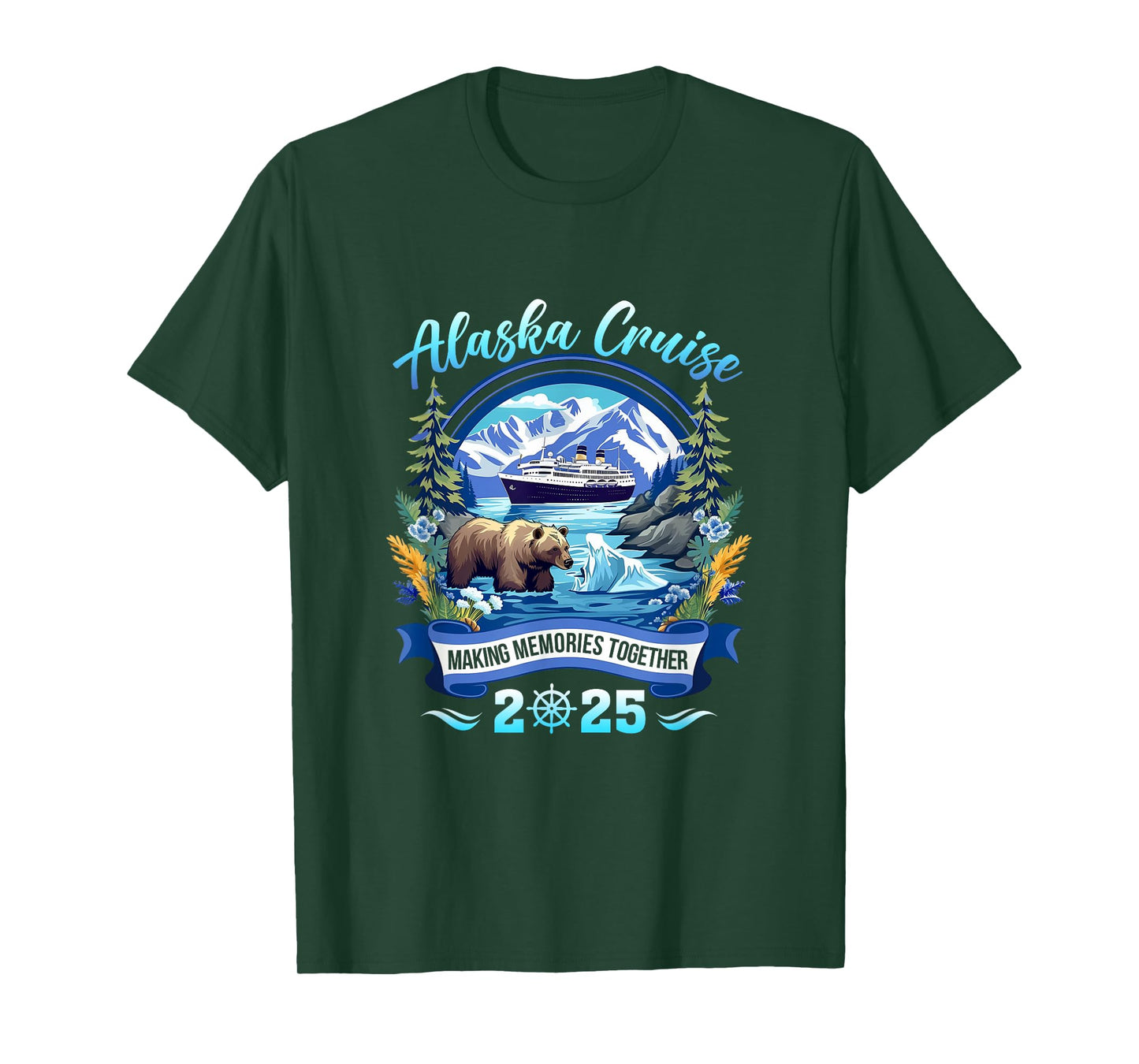 Matching Family Friends And Group Alaskan Alaska Cruise 2025 T-Shirt