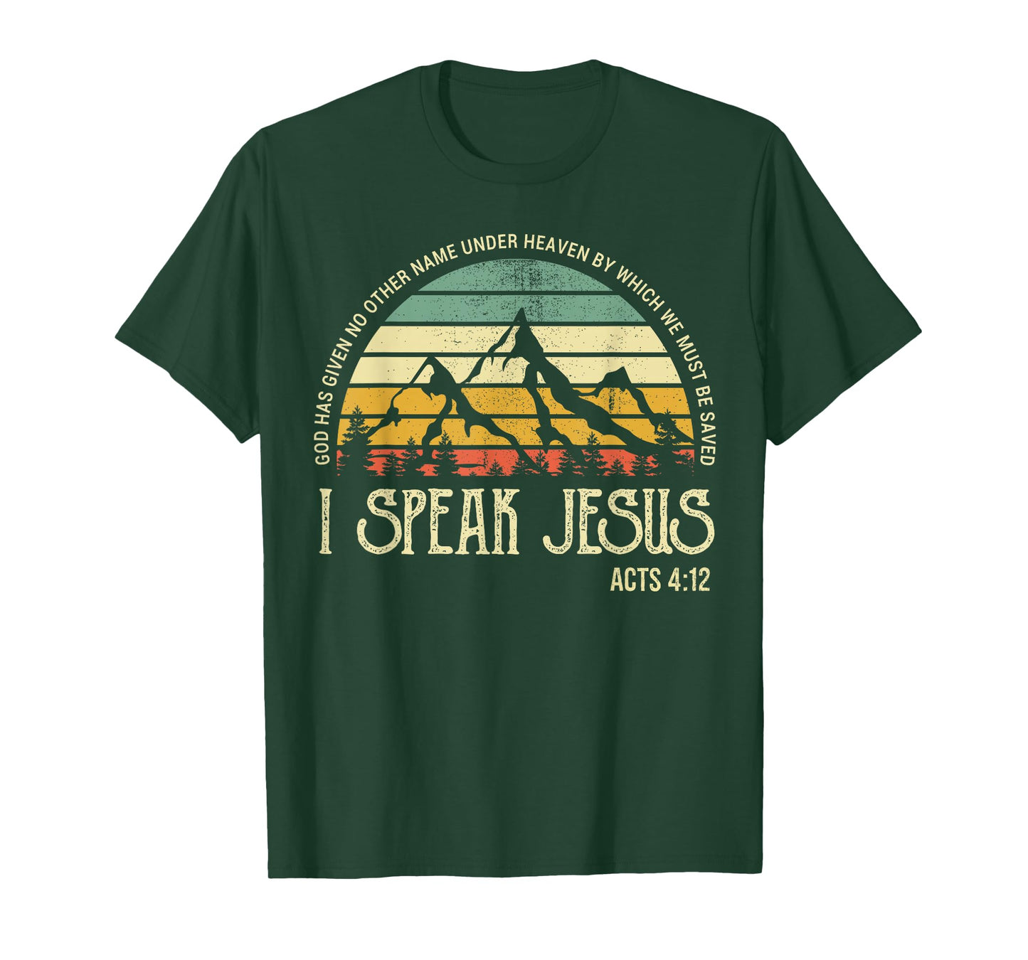 I Speak to Jesus Christ Faith Christians Bible Verse T-Shirt