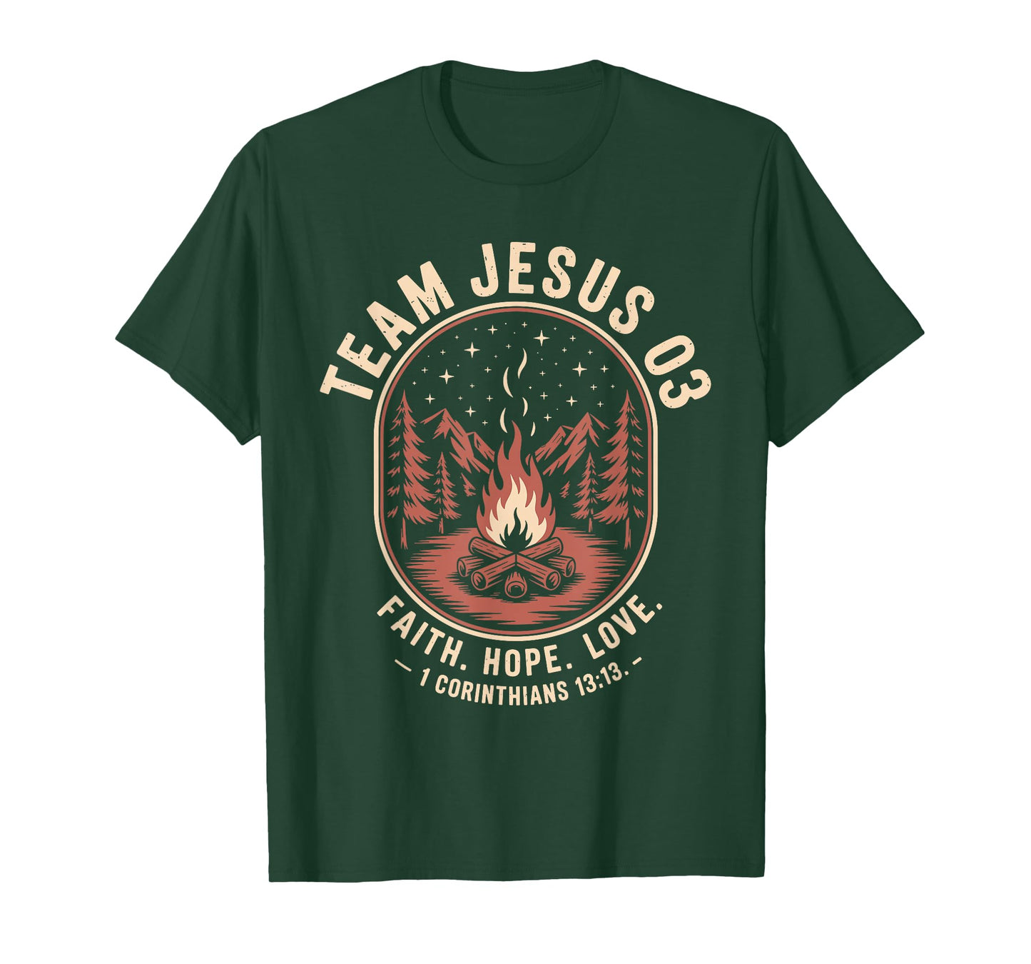 Christian - Team Jesus 03 Faith Hope Love T-Shirt