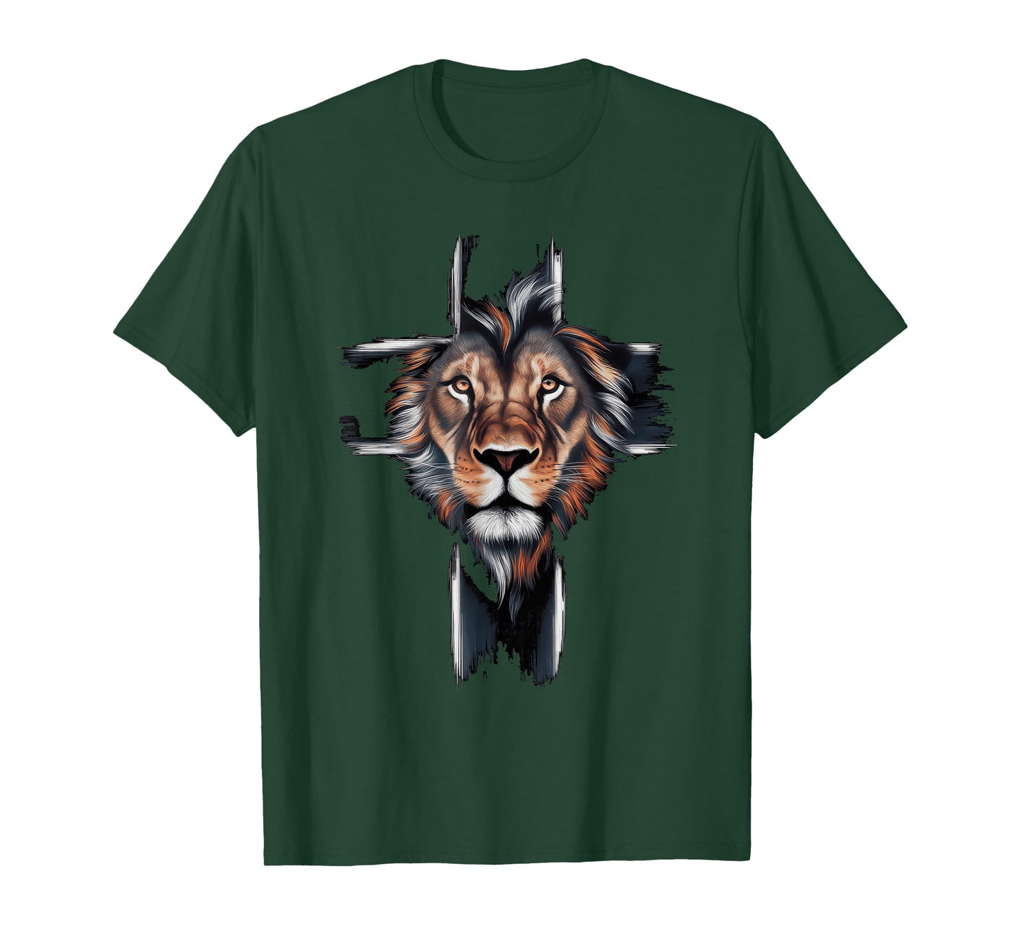 Lion of Judah Christian Cross T-Shirt