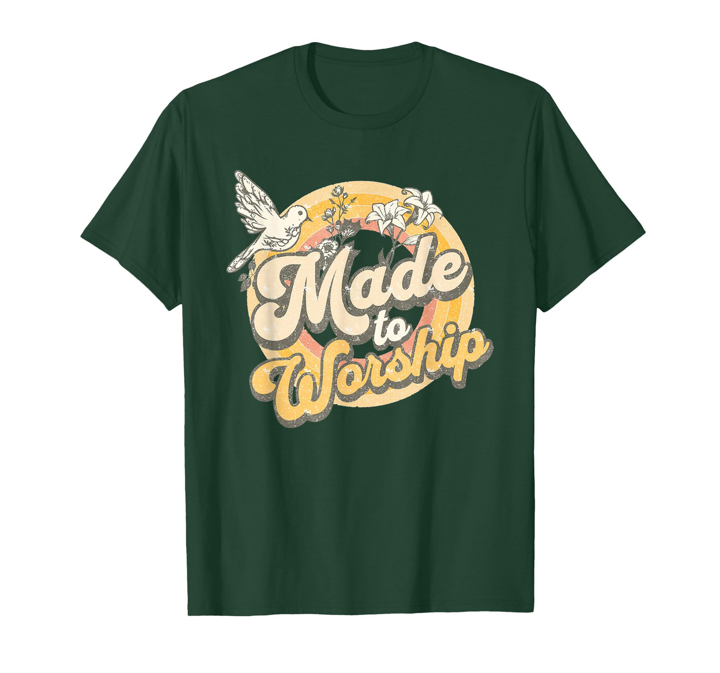 Made To Worship Shirt - Women Men Christian Religious T-Shirt