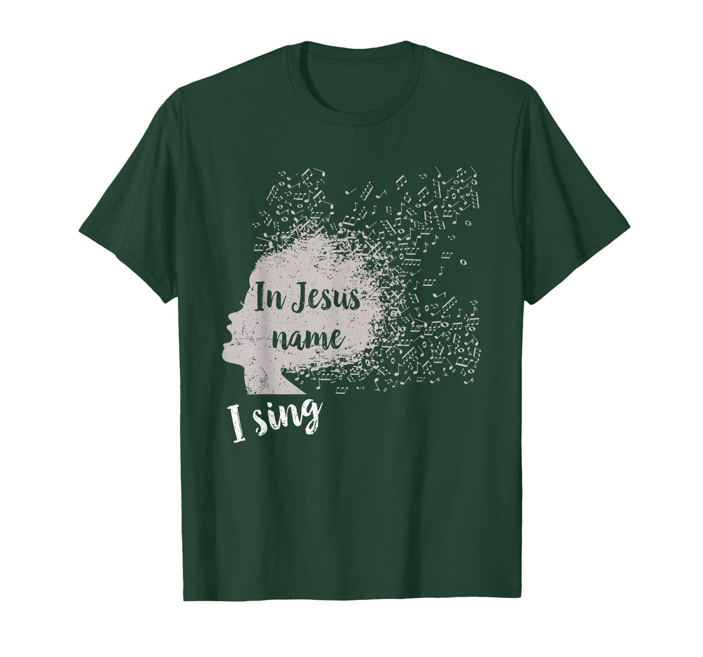 In Jesus name, I sing T-shirt for gospel singers T-Shirt