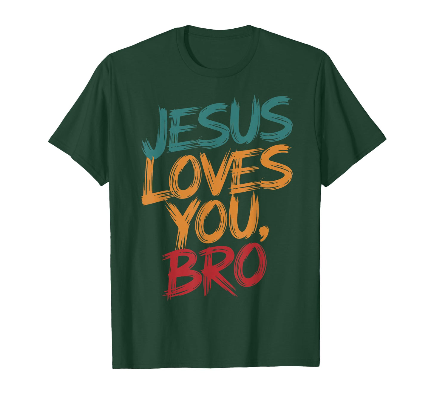 Funny Christian Boy Jesus Loves You Bro Christ King Saves Me T-Shirt