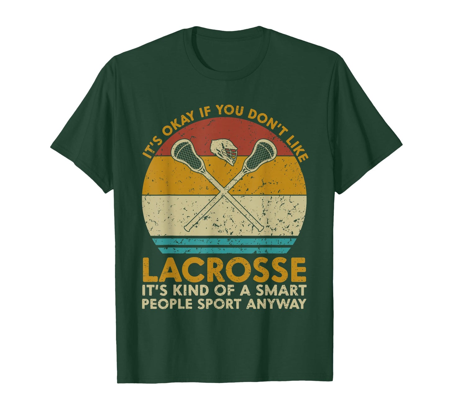 It's Okay If You Don't Like Lacrosse Funny Vintage Lacrosse T-Shirt