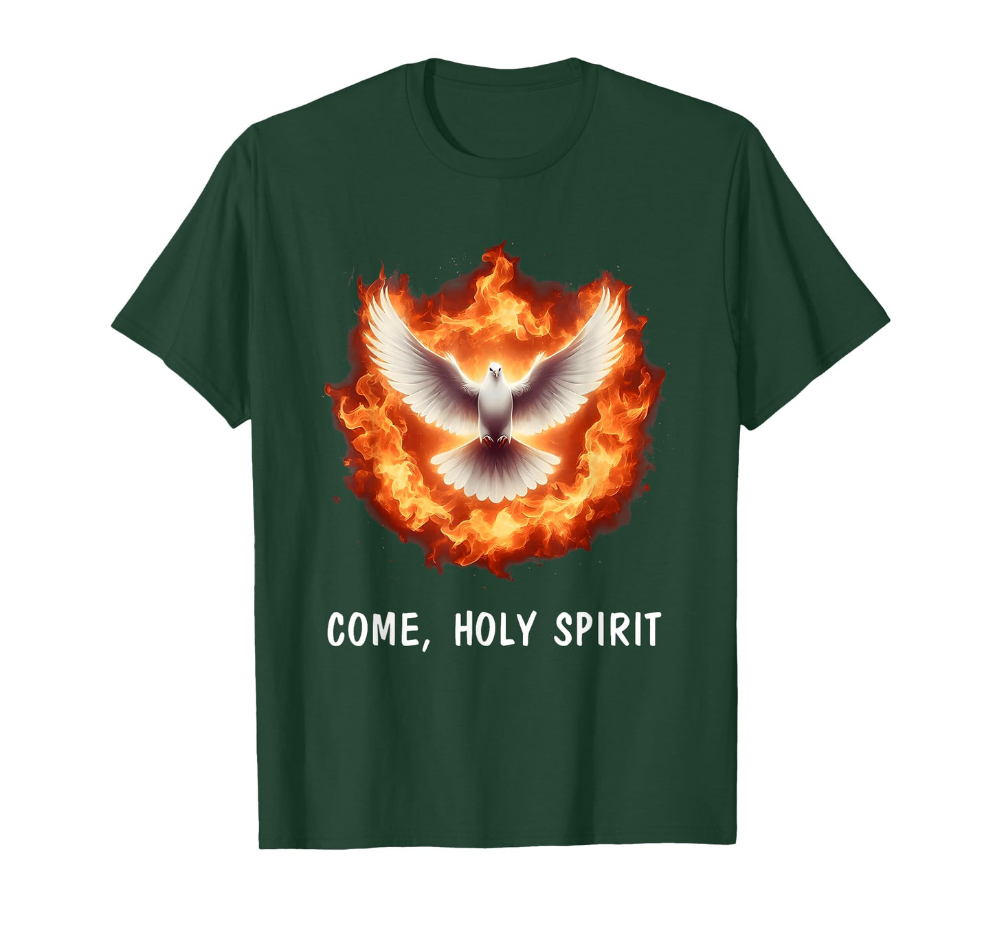 Come, Holy Spirit Cross Dove Pentecost T-Shirt