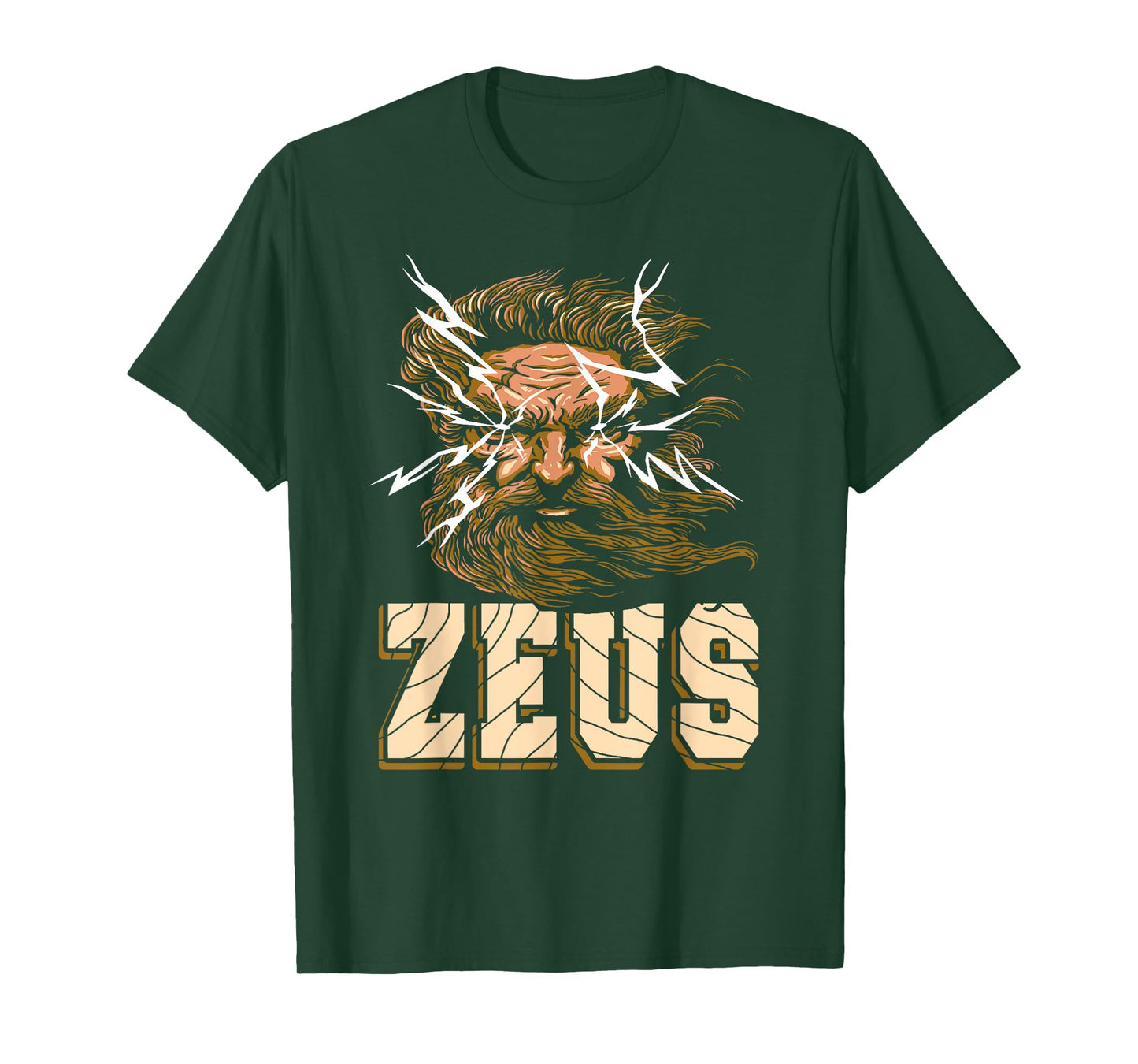 Zeus Lightning Wrath Greek God Mythology Thunder Power T-Shirt