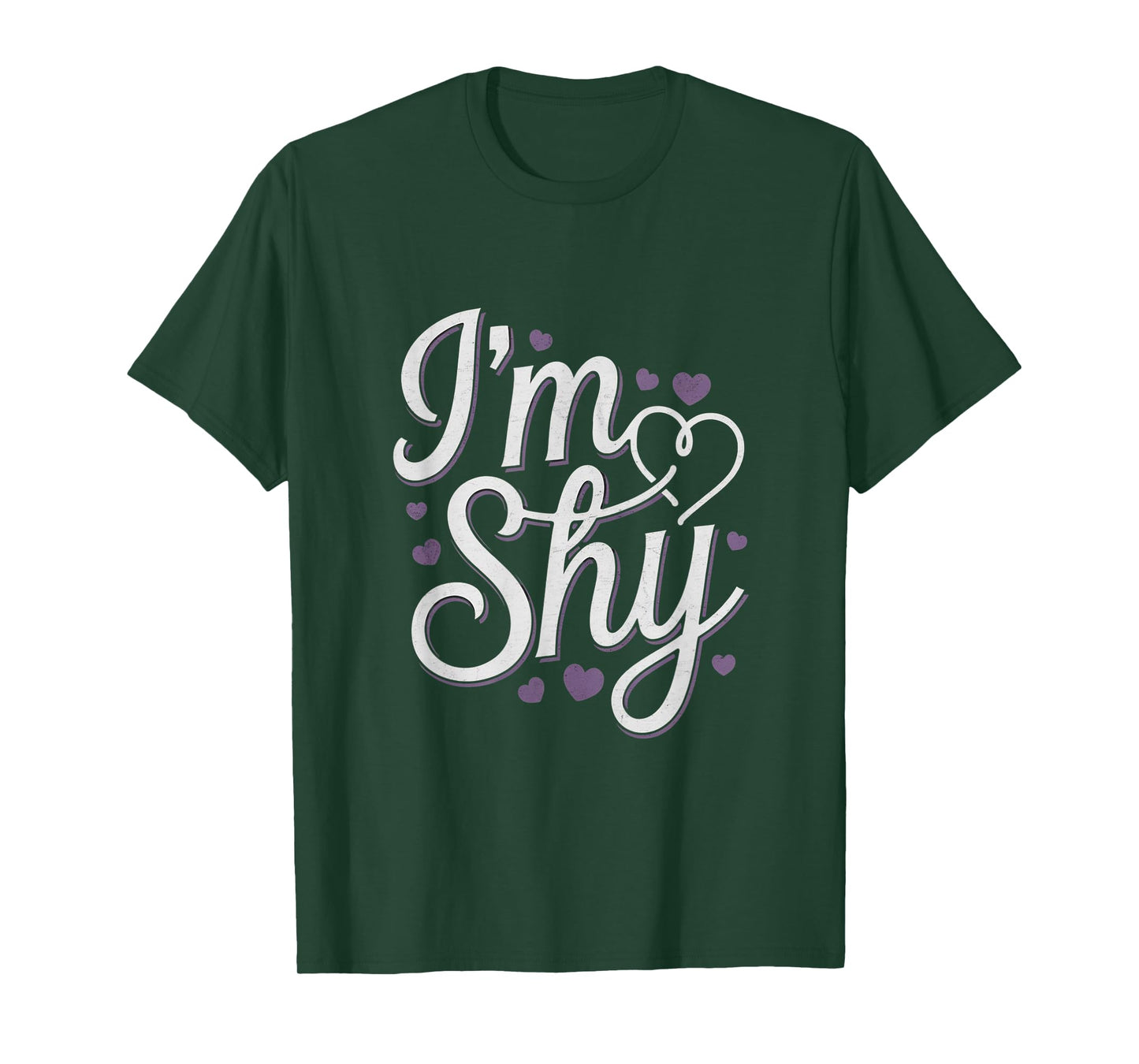 Are You Shy Funny Text Quotes Funny Shy People Hey I’m Shy T-Shirt