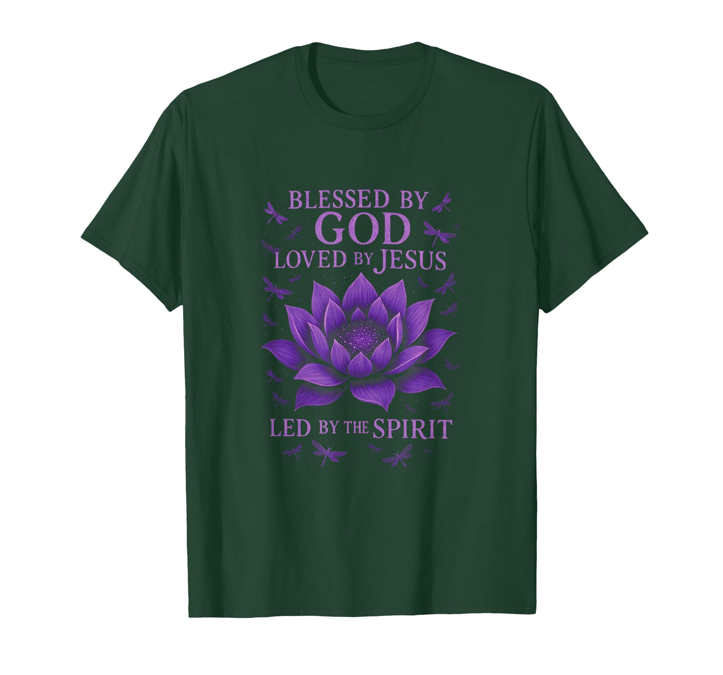 Blessed by God - Sunflower Butterflies Holy T-Shirt