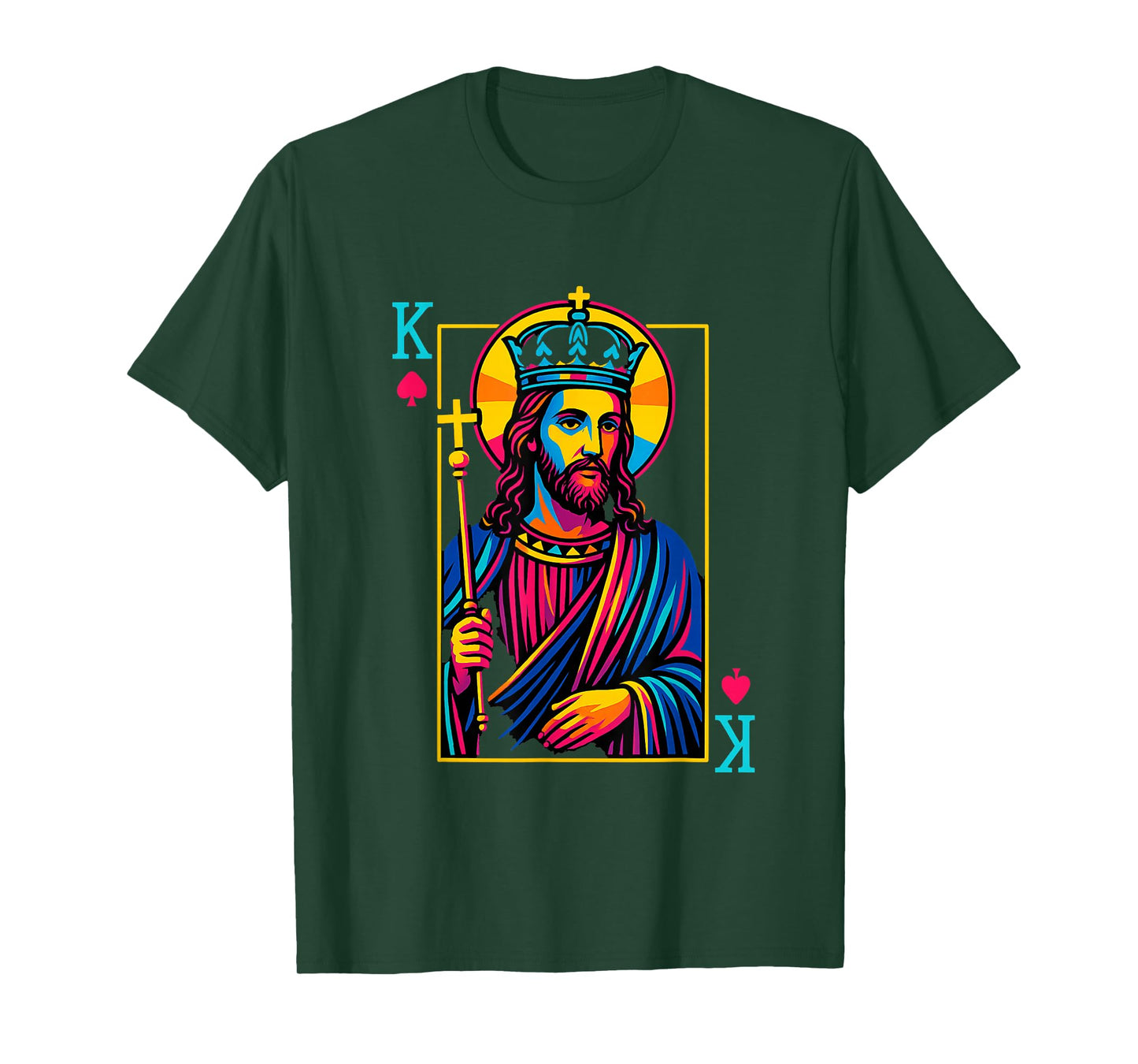Jesus Christ King of Hearts T-Shirt