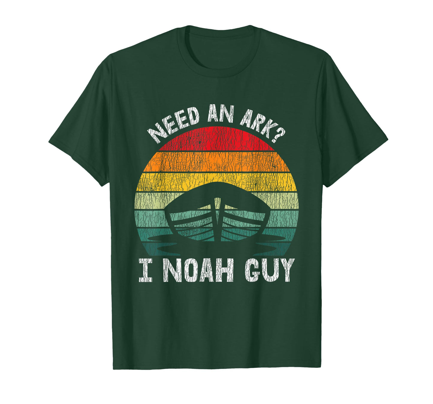 Vintage Need an Ark I Noah Guy Pun Funny Christian Bible T-Shirt
