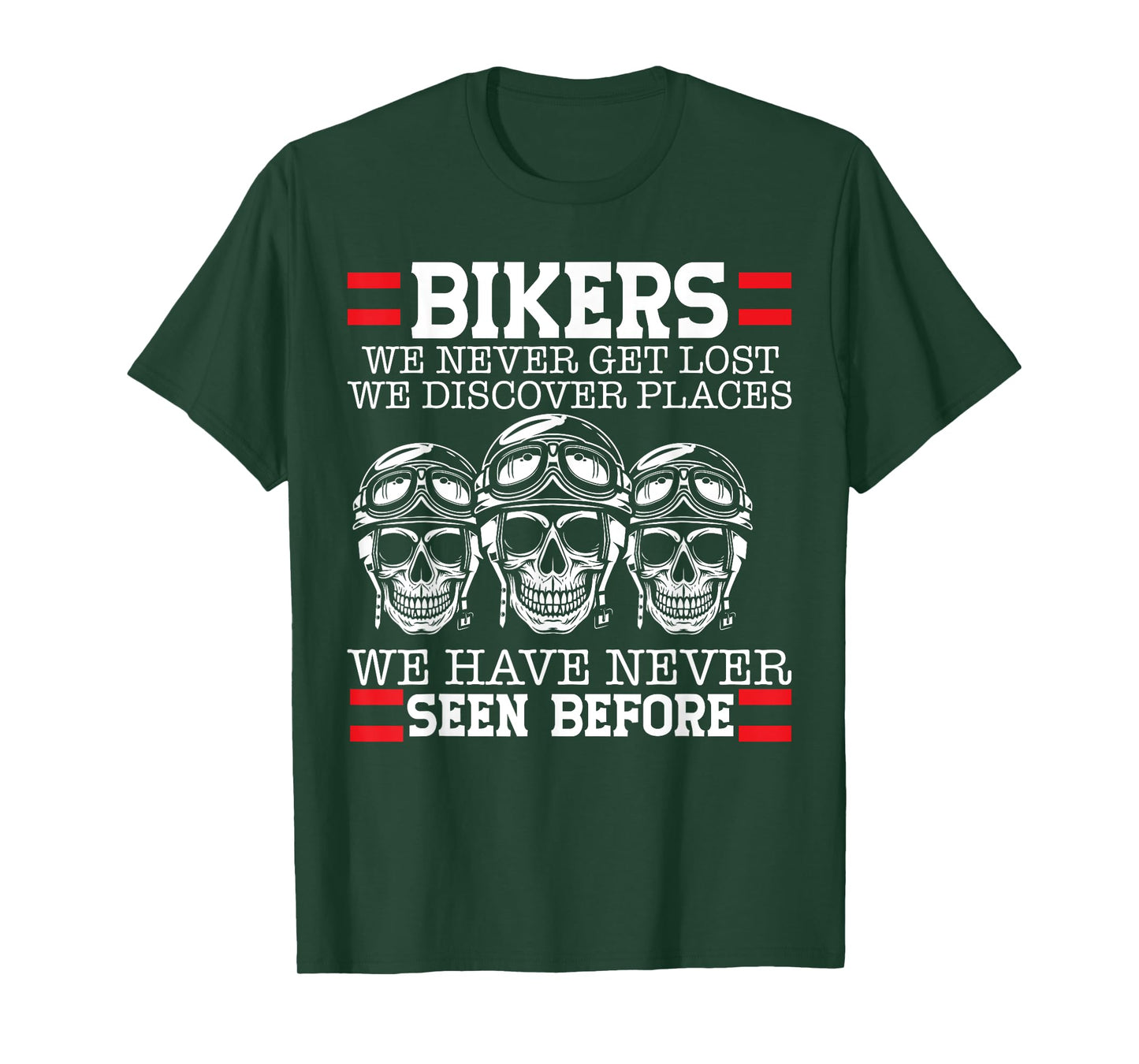 Epic Biker Skull Funny Quote RIP Motorcycle Rider Funeral T-Shirt