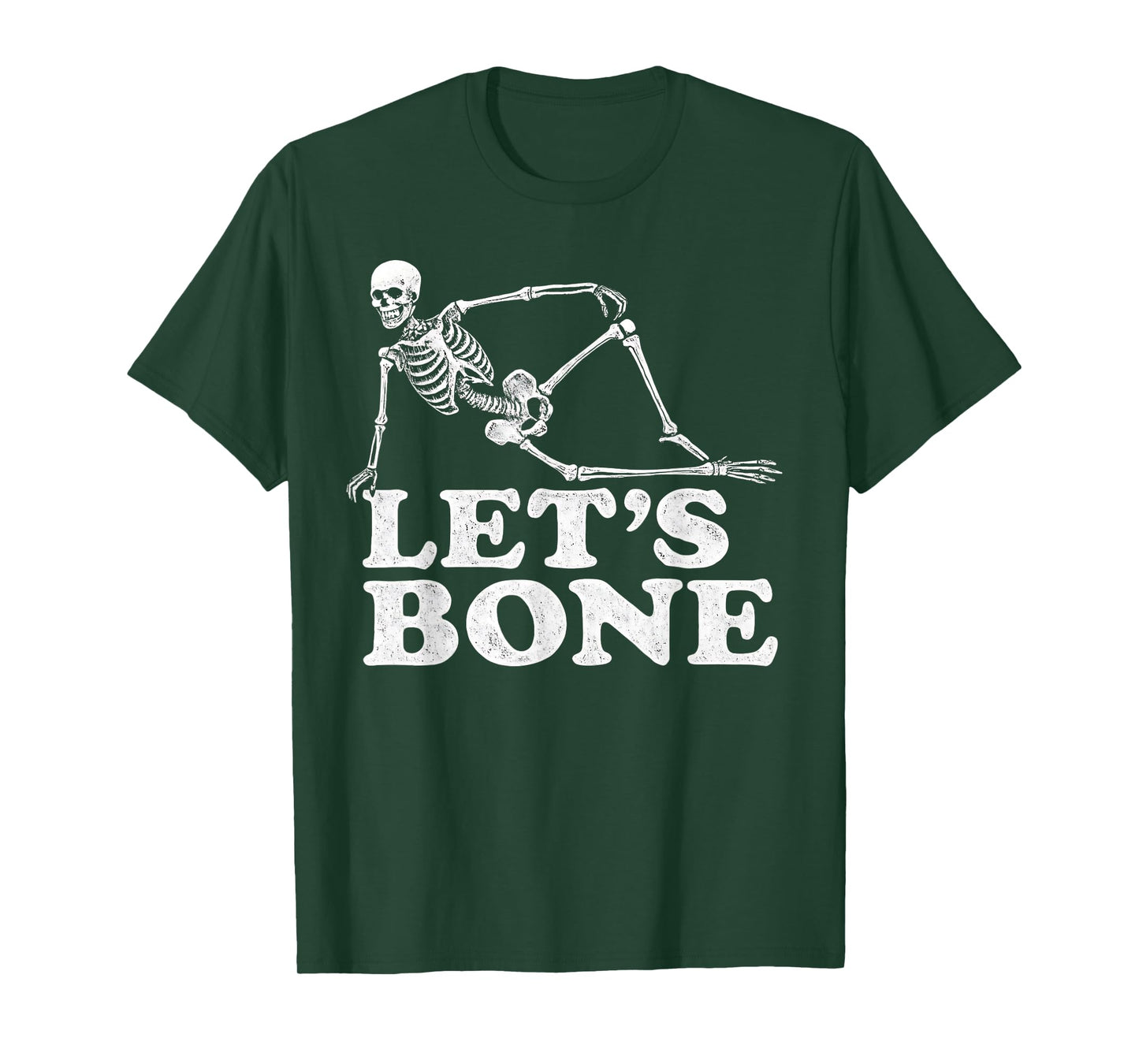 Funny Skeleton Halloween Let's Bone Humor Halloween Bones T-Shirt