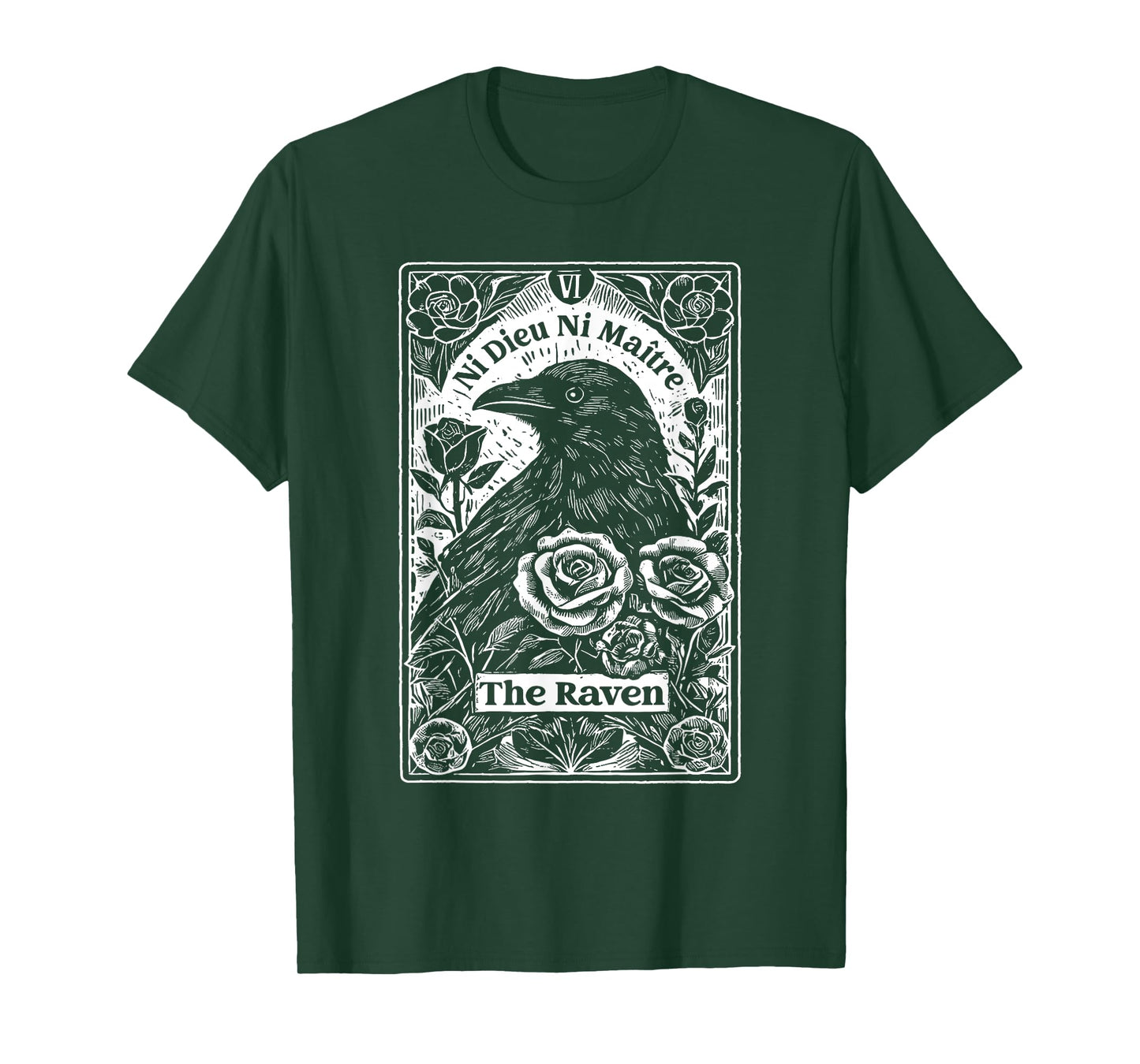 Raven Ni Dieu Ni Maître, Crow No Gods No Masters. T-Shirt