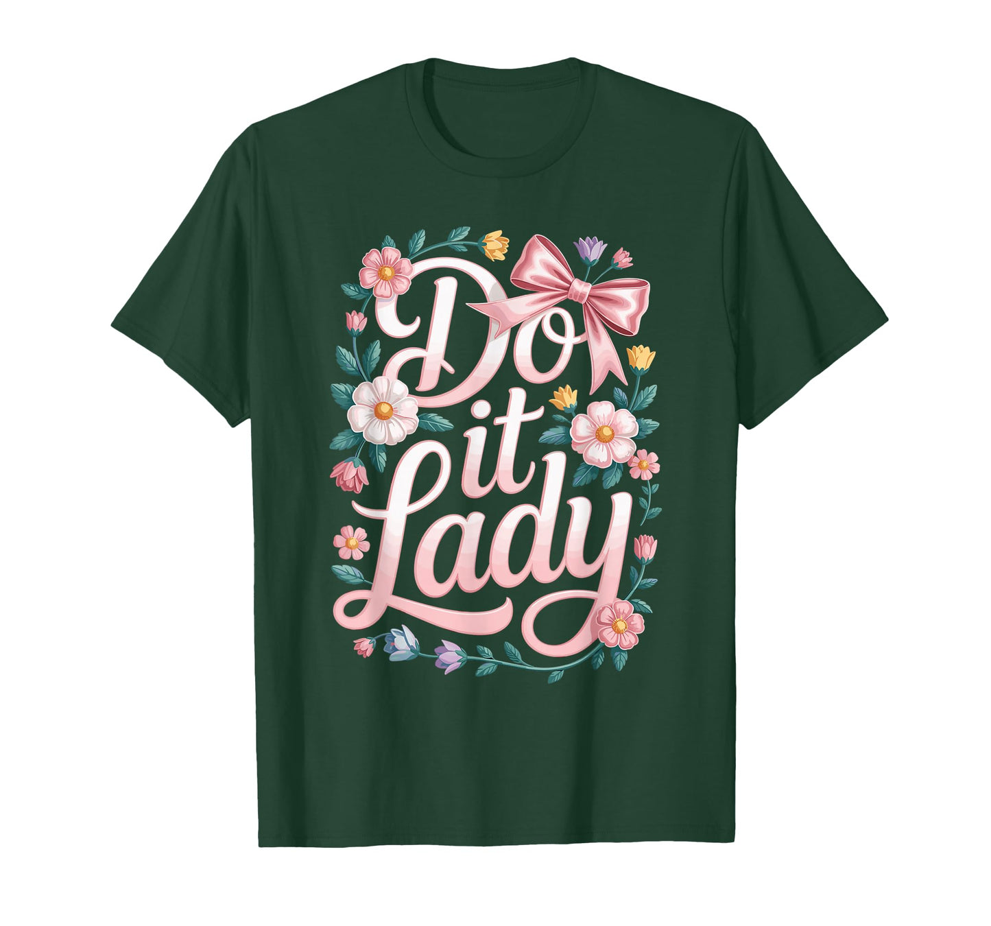 Playful colorful do it lady T-Shirt