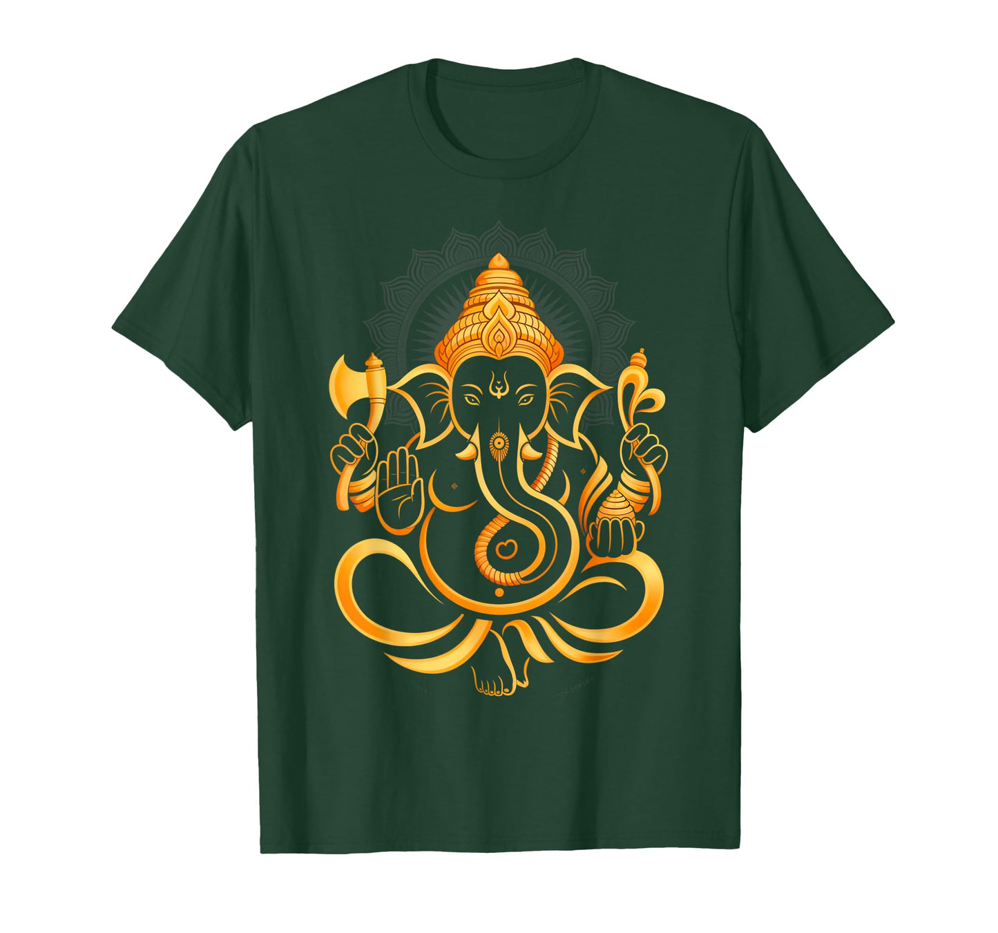 Hindu Ganesha Puja Elephant God India Meditation Yoga Murti T-Shirt