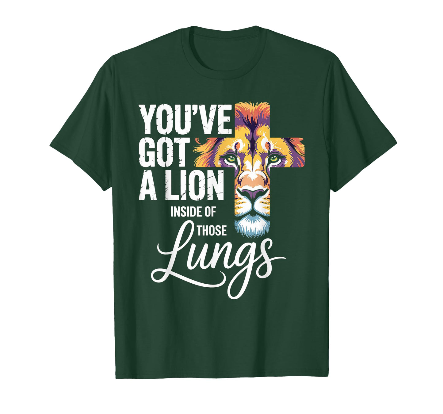 Brandon You Got a Lion Inside of Those Lungs Praise the Lord T-Shirt