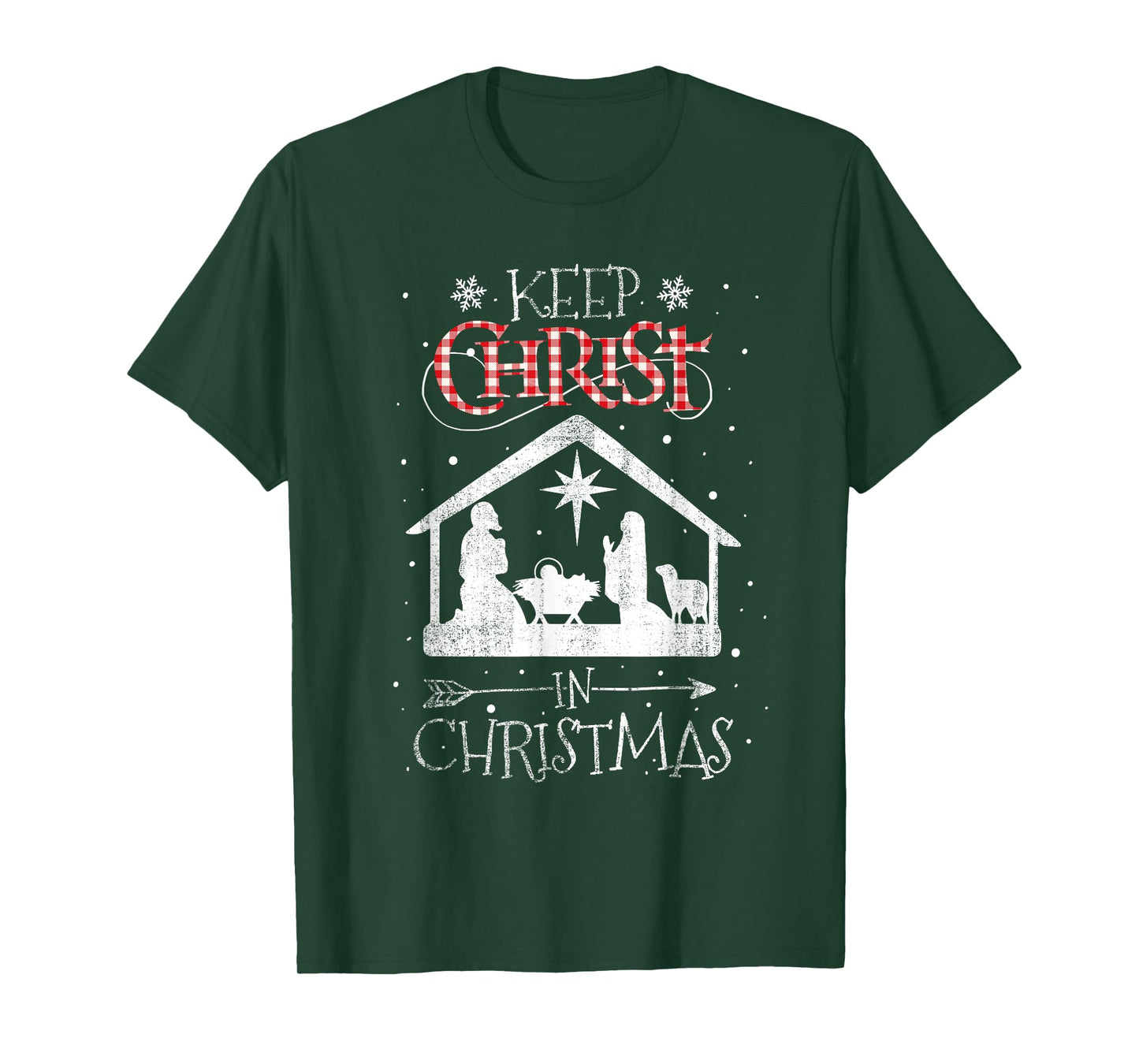 BORN Keep Christ In Christmas Nativity Jesus Christian Kids Unisex Black Cotton Polyester T-Shirt