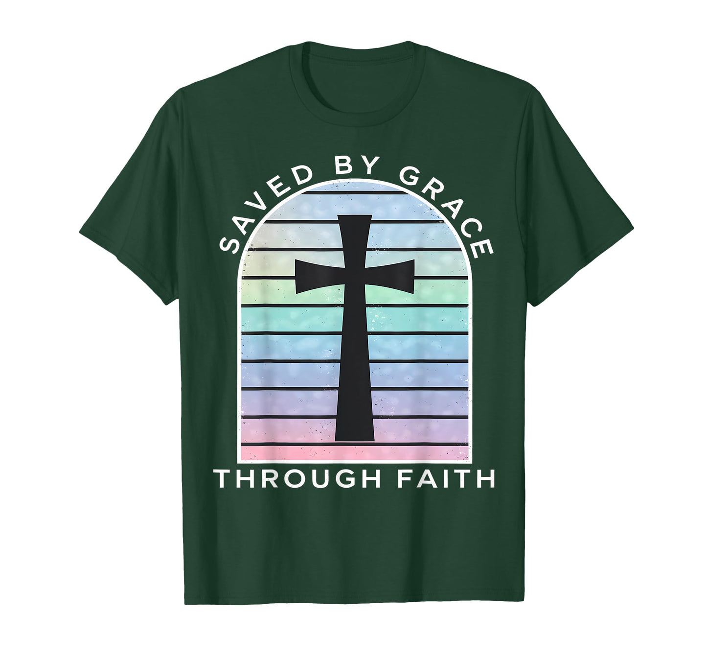Saved by Grace Through Faith Christian T-Shirt