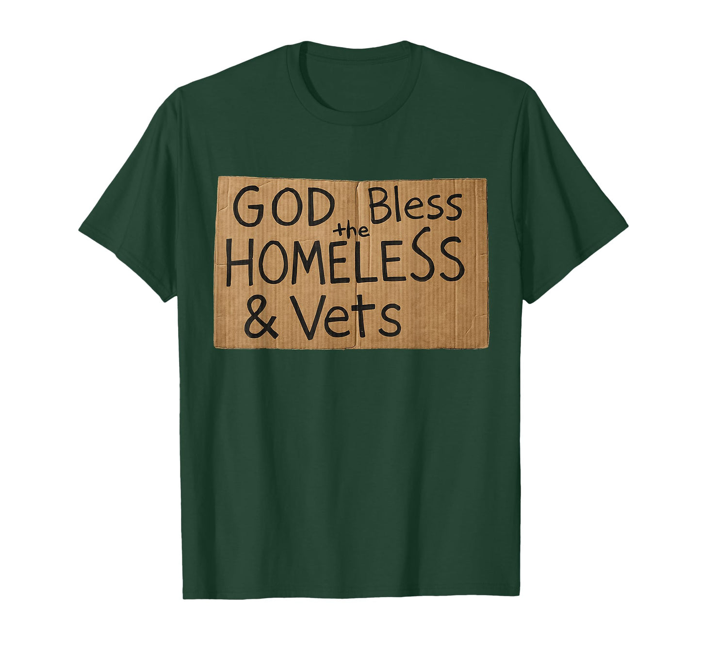 God Bless The Homeless Vets T-Shirt