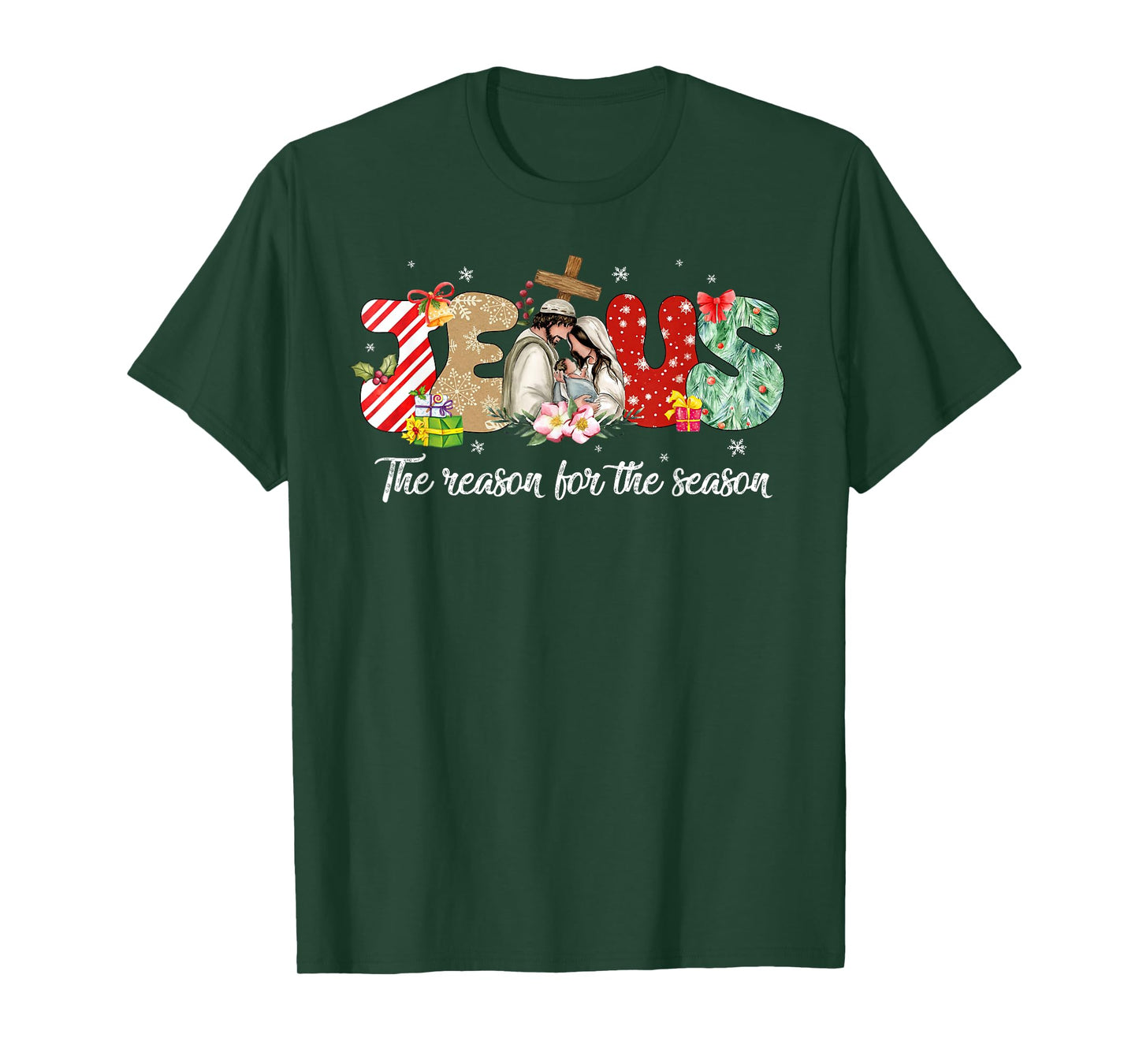 Christmas Jesus Is The Reason For The Season Jesus Pajamas T-Shirt