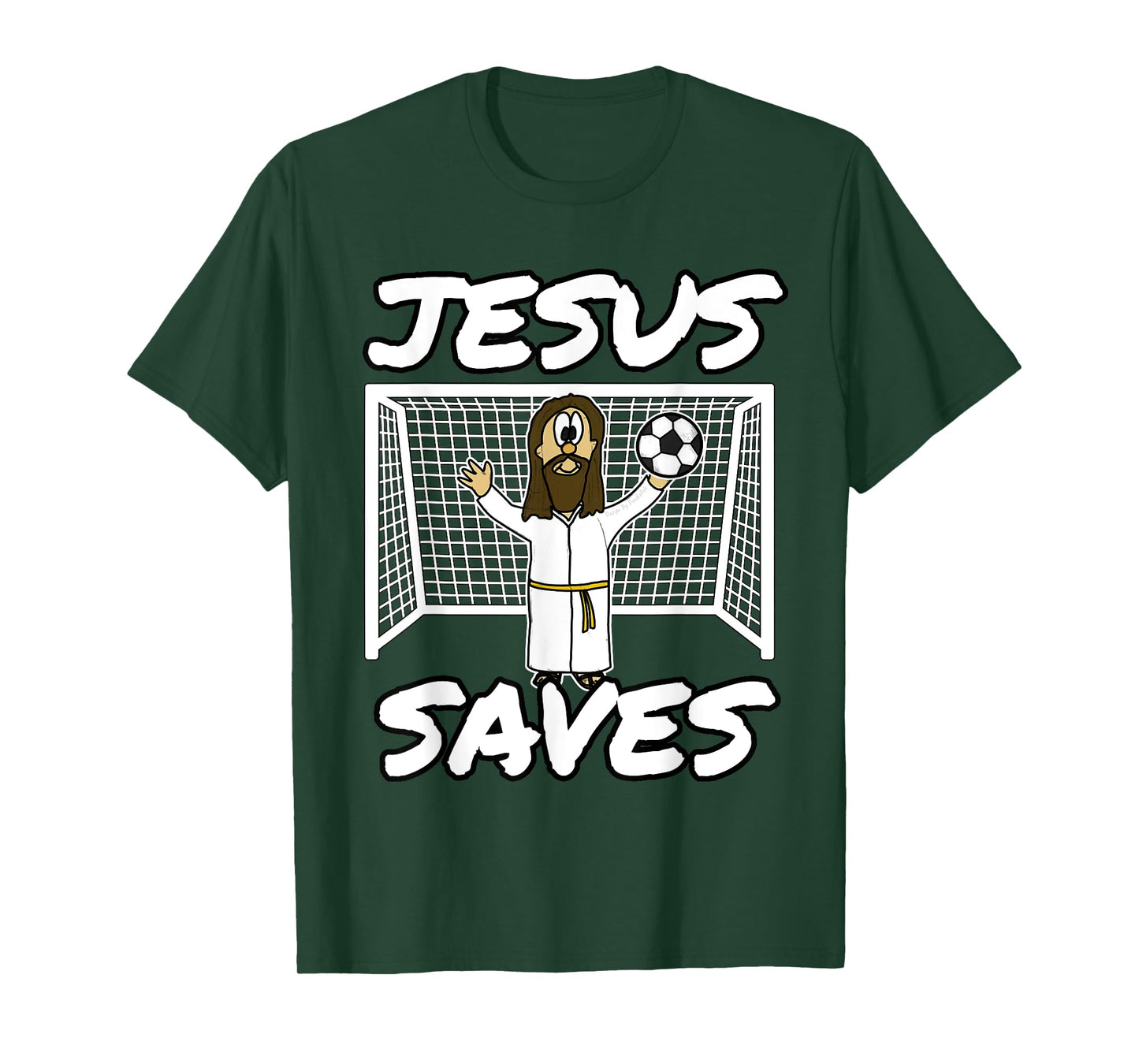 Jesus Saves Christian Football Church Soccer T-Shirt