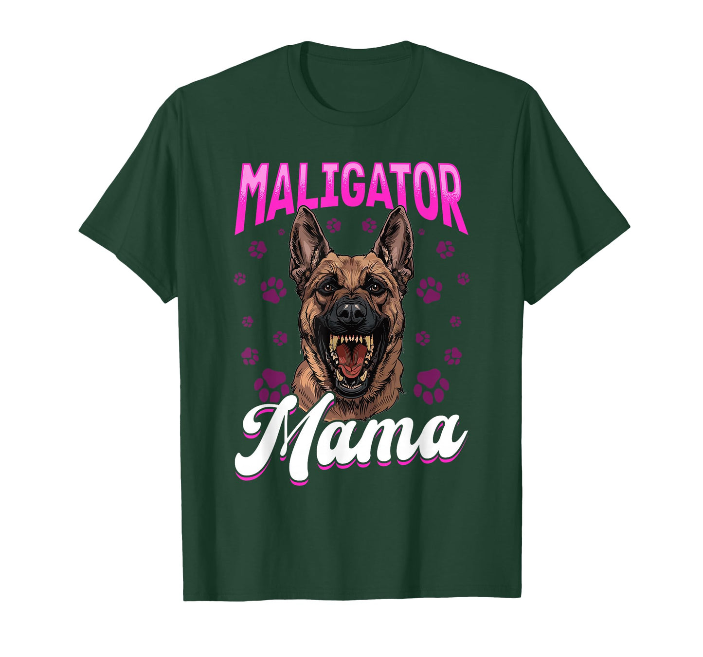 Belgian Malinois Dog Breed Maligator Mama T-Shirt