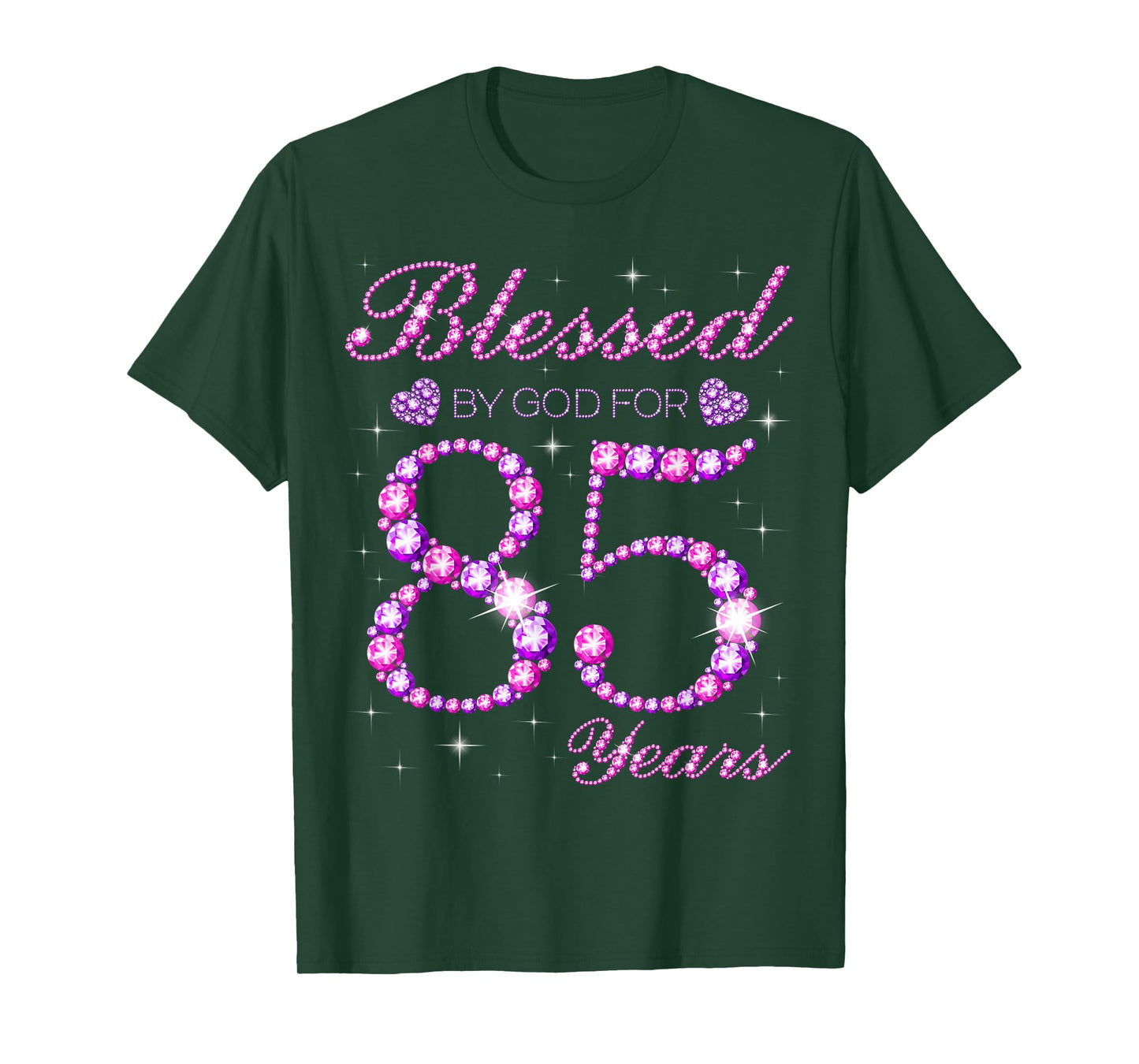 Blessed by God for 85 Years Old 85th Birthday Party T-Shirt