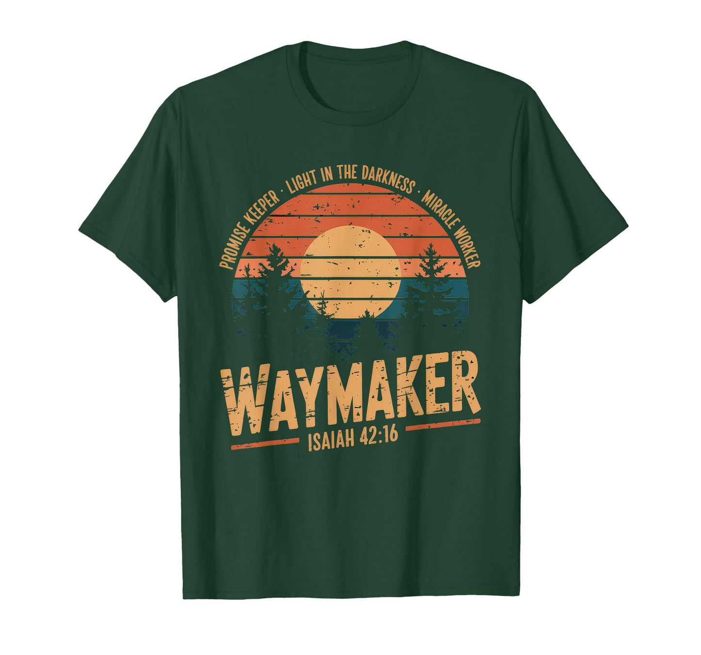Waymaker Tshirt Promise Keeper Miracle Worker God Christian T-Shirt