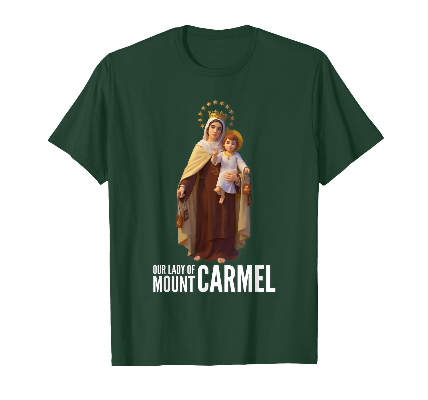 Our Lady of Mount Carmel Marian Catholic T-Shirt