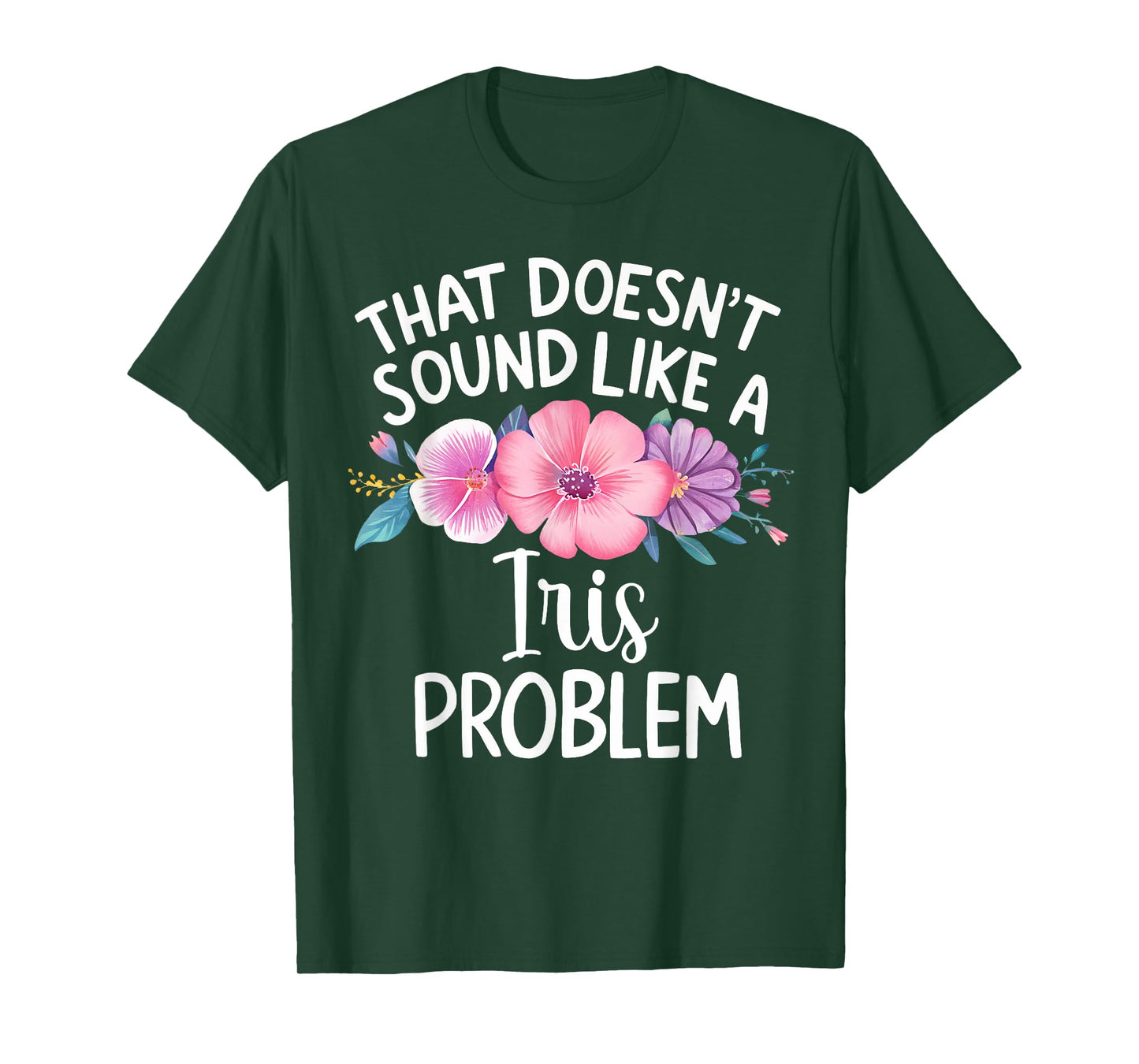 IRIS Personalized Cute Flower Girls IRIS Name T-Shirt