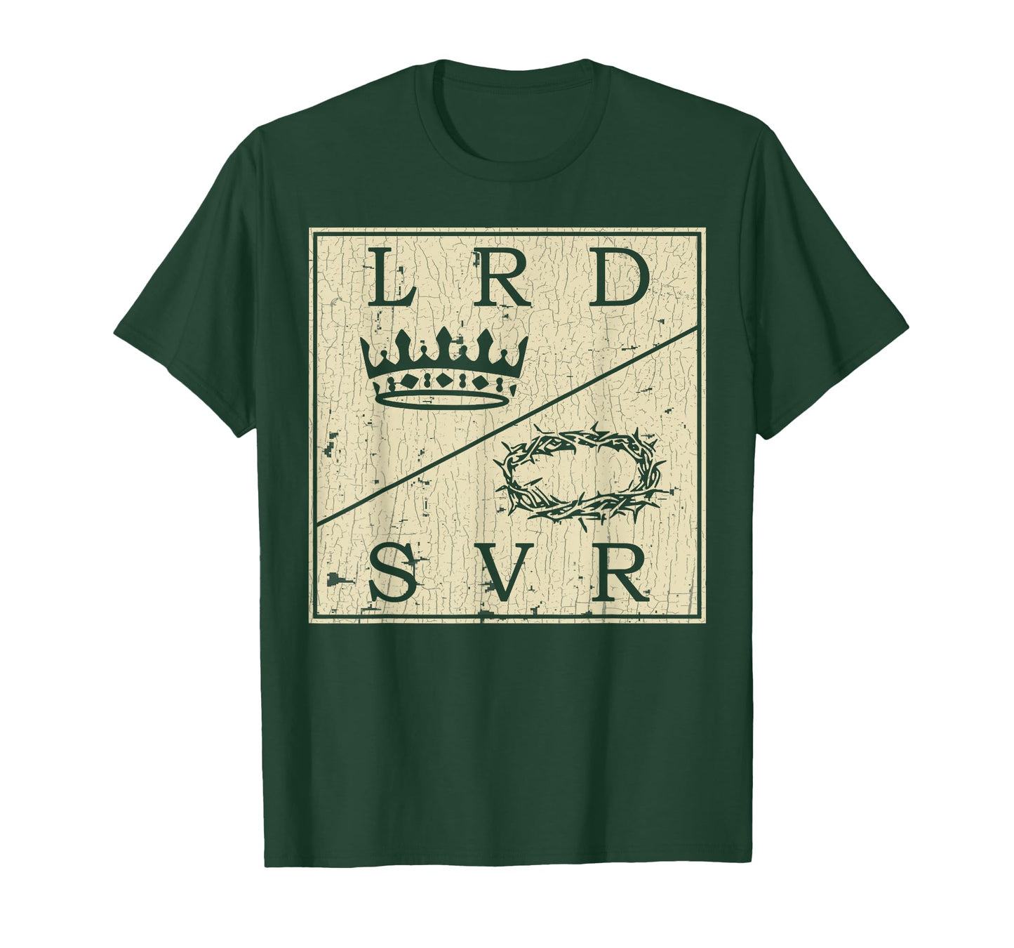 Vintage Retro Jesus Christian Lord & Savior Graphic 3 T-Shirt