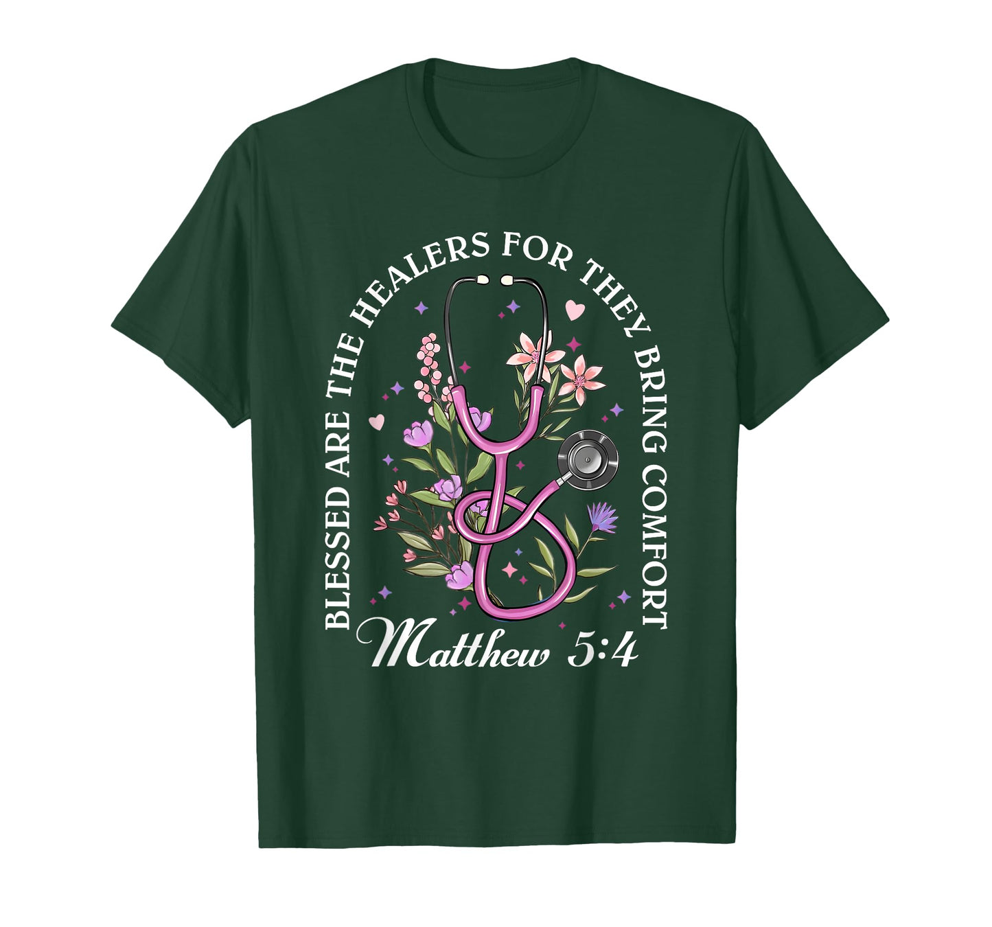 Nurse Bible Verse Blessed Are The Healers T-Shirt
