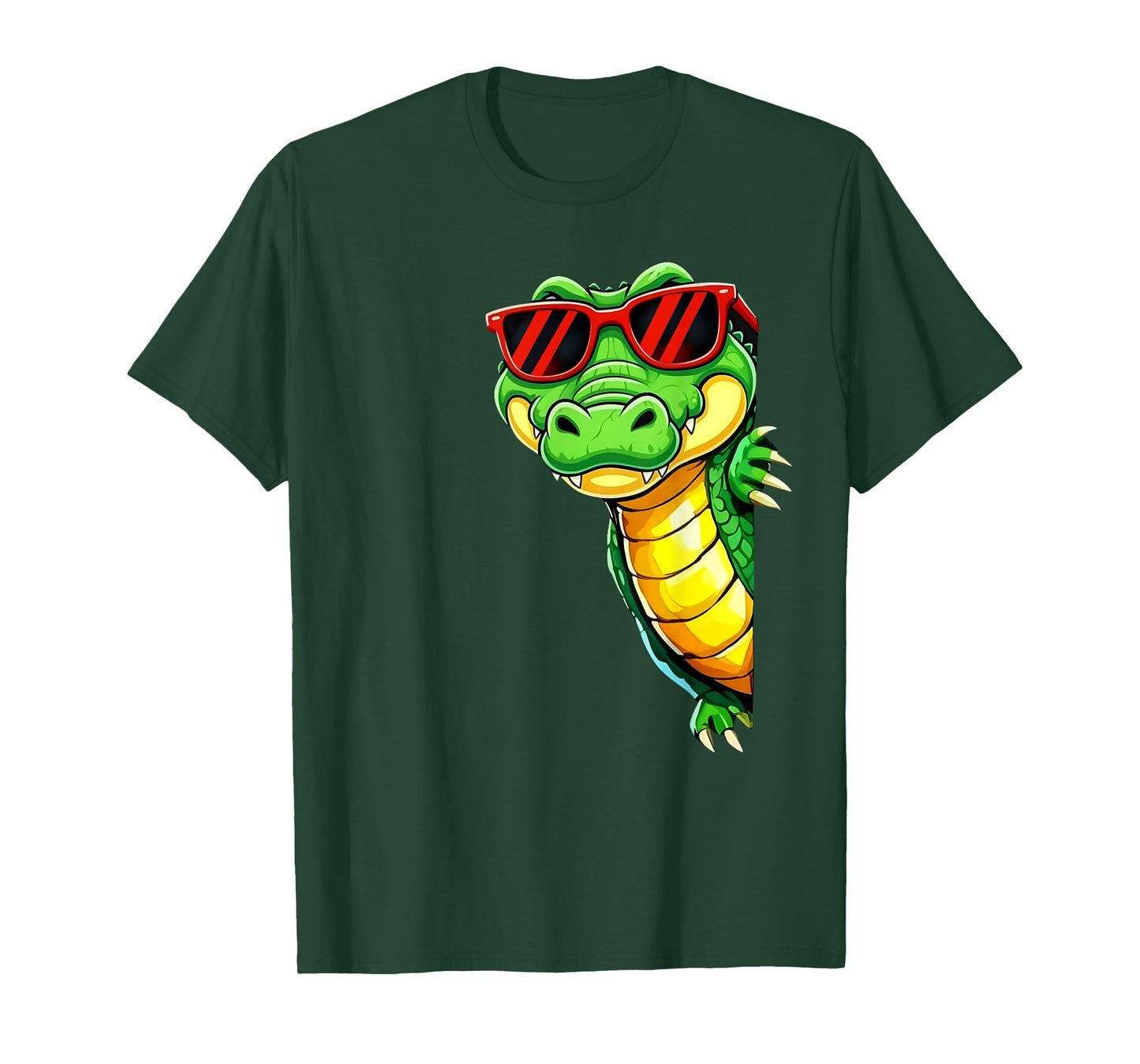 Funny Gator with Sunglasses Lovers for Men Women Girls Kids T-Shirt