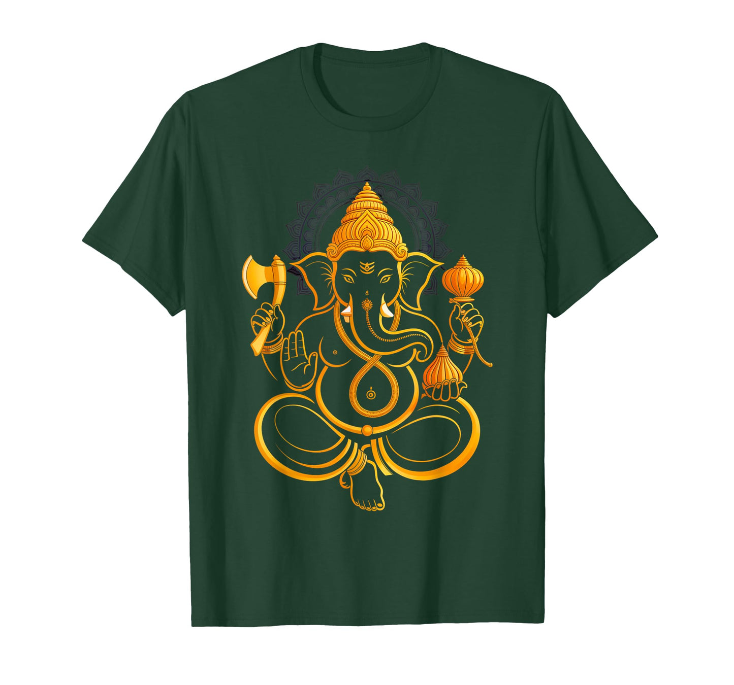 Hindu Ganesha Puja Elephant God India Meditation Yoga Murti T-Shirt