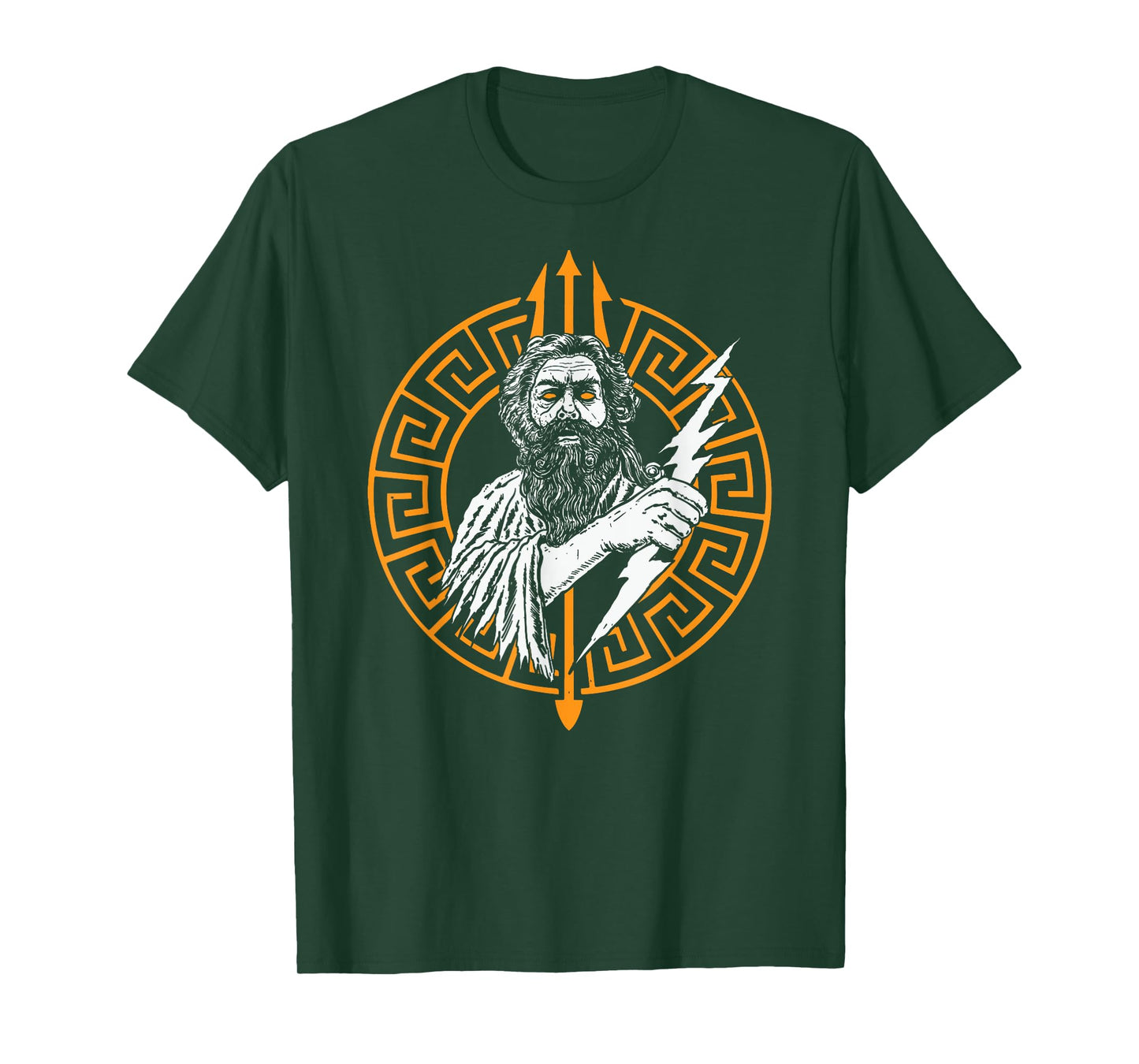 Zeus Holding Lighting Ancient Greek God T-Shirt