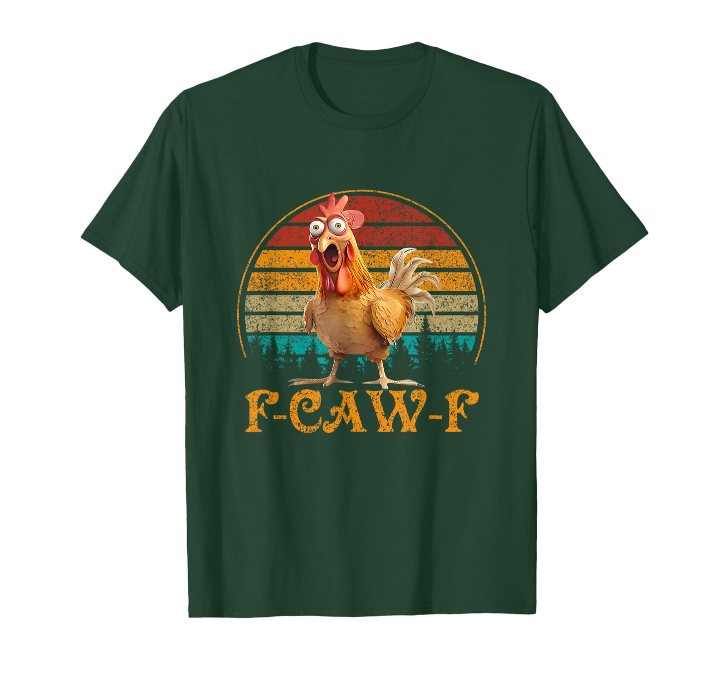 F-Caw-F Funny Farm Animal Quote Chicken Meme F Caw F T-Shirt