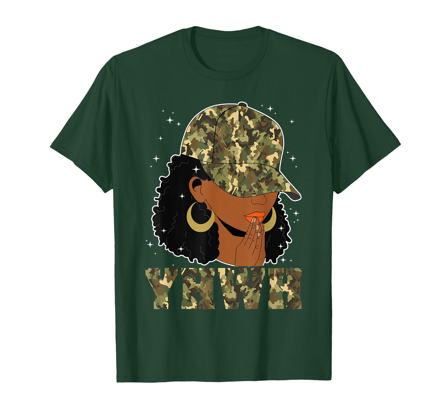 Yeshua YHWH Jesus Black Woman Afro African Christian Sayings T-Shirt