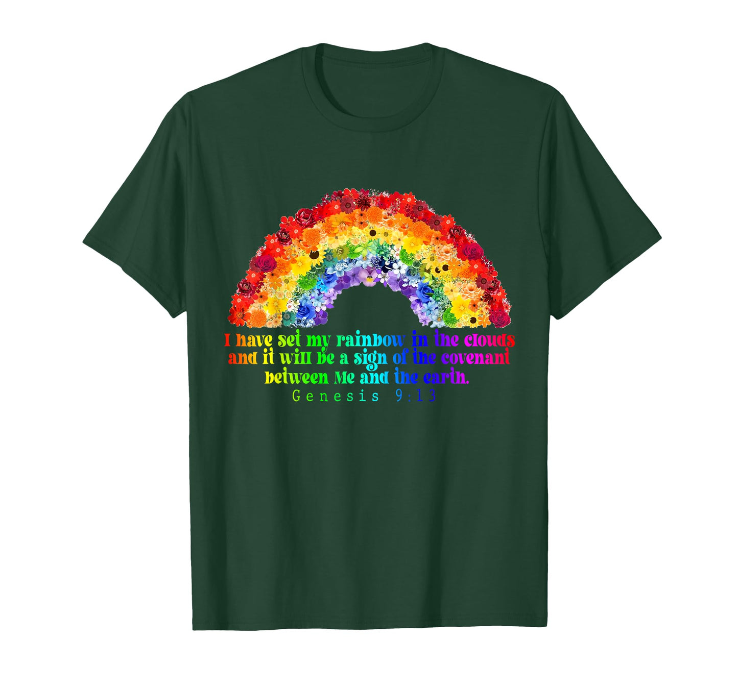 Genesis 9:13, Christian Rainbow God's Promise God’s Covenant T-Shirt