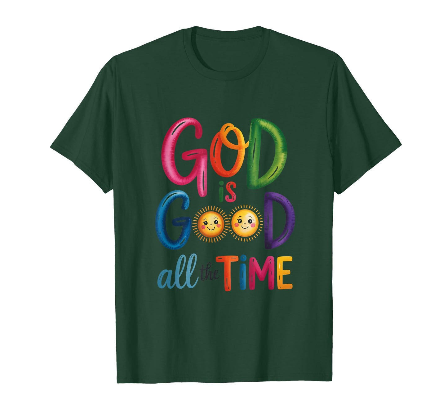 God is Good All The Time Jesus Christ Christian Gift T-Shirt