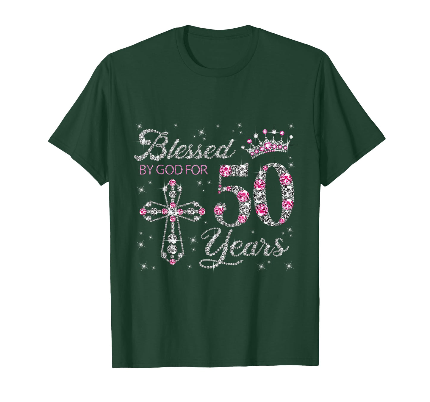 Blessed by God For 50 Years Old 50th Birthday Gift For Women T-Shirt