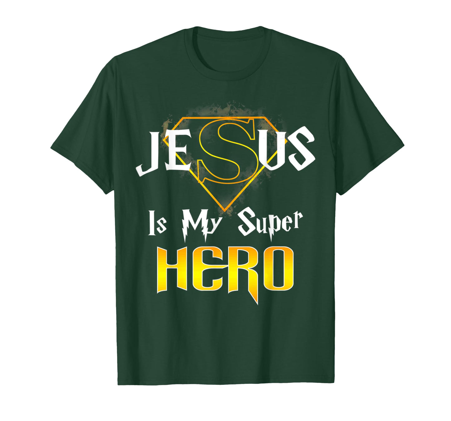 Retro Vintage Jesus Is My Superhero Christian Religious T-Shirt
