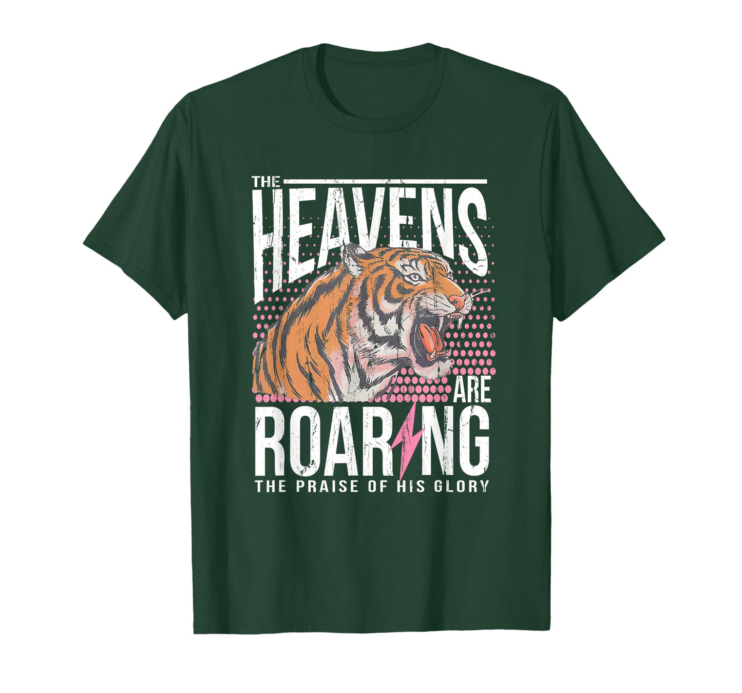 The Heavens Are Roaring, Psalm 19:1 Bible Verse T-Shirt