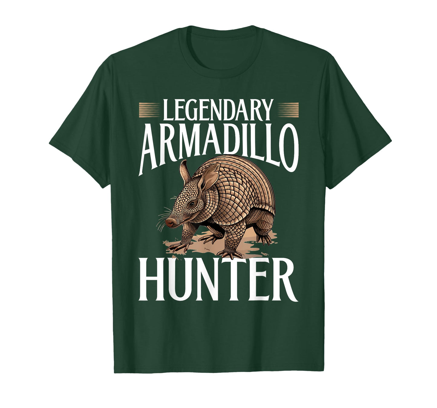 Funny Armadillo Animal Legendary Armadillo Hunter T-Shirt