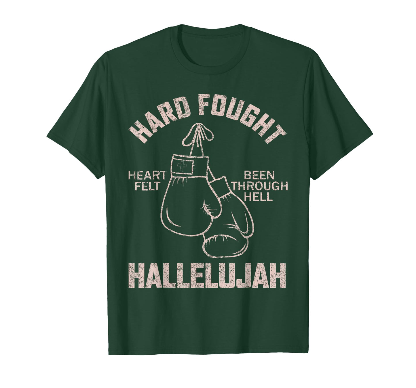 Brandon Hard Fought Hallelujah Praise Jesus Men Women T-Shirt